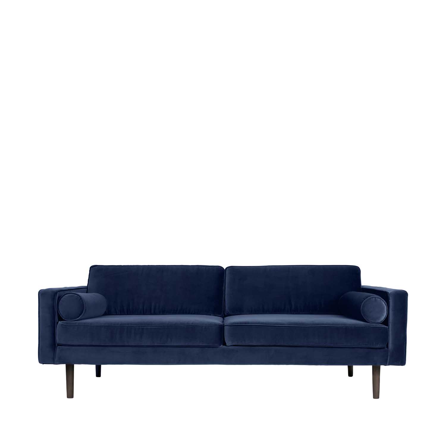 Billede af BROSTE COPENHAGEN Wind sofa - blå polyester velour