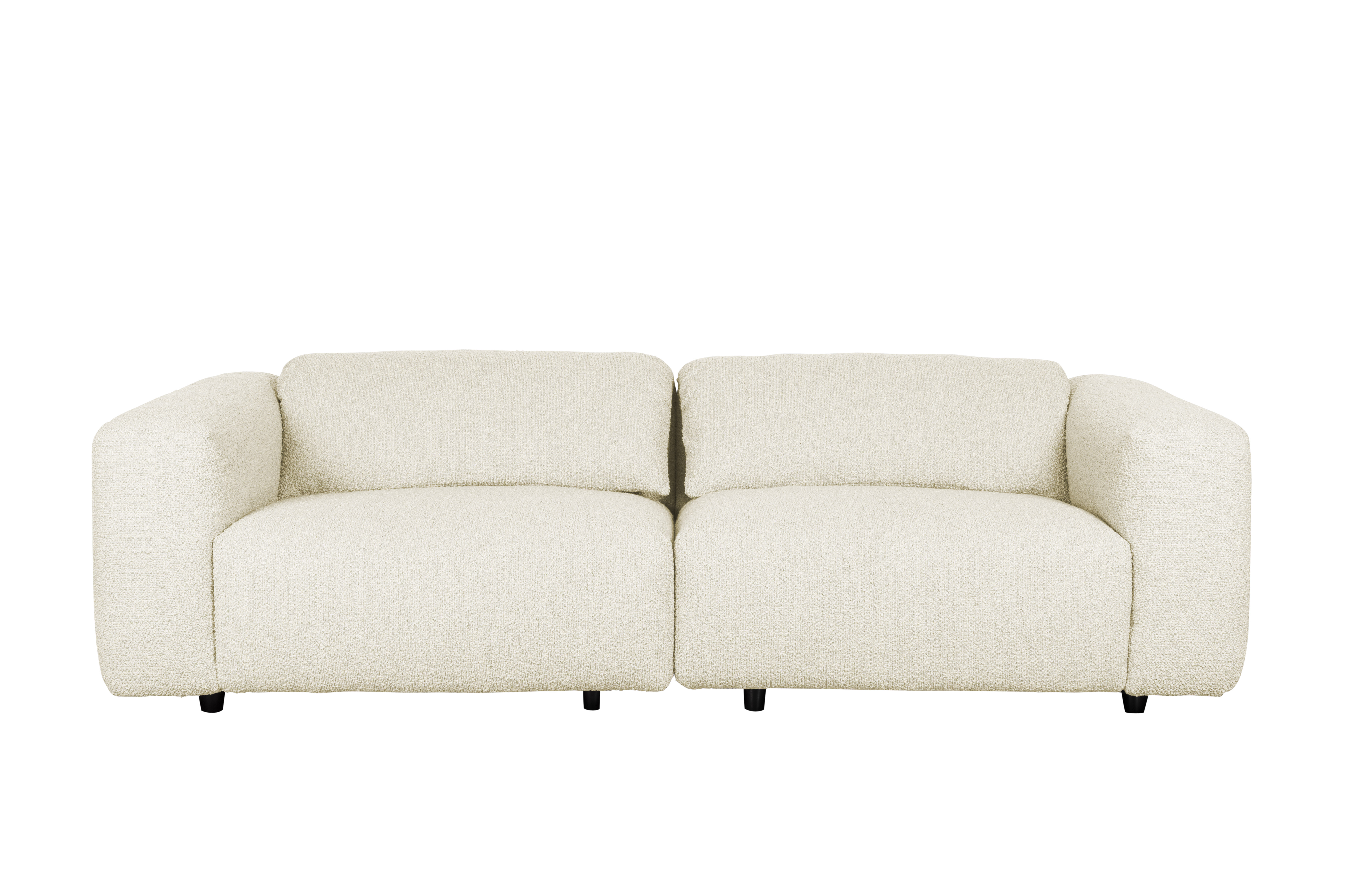 ZUIVER Wings 3-personers sofa – natur polyester og træ