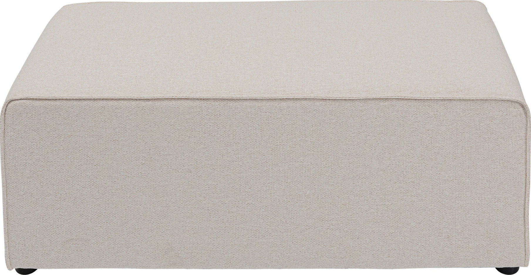 6: KARE DESIGN Infinity Pouff Elements Cream modul - creme polyester og polypropylen (50x100)