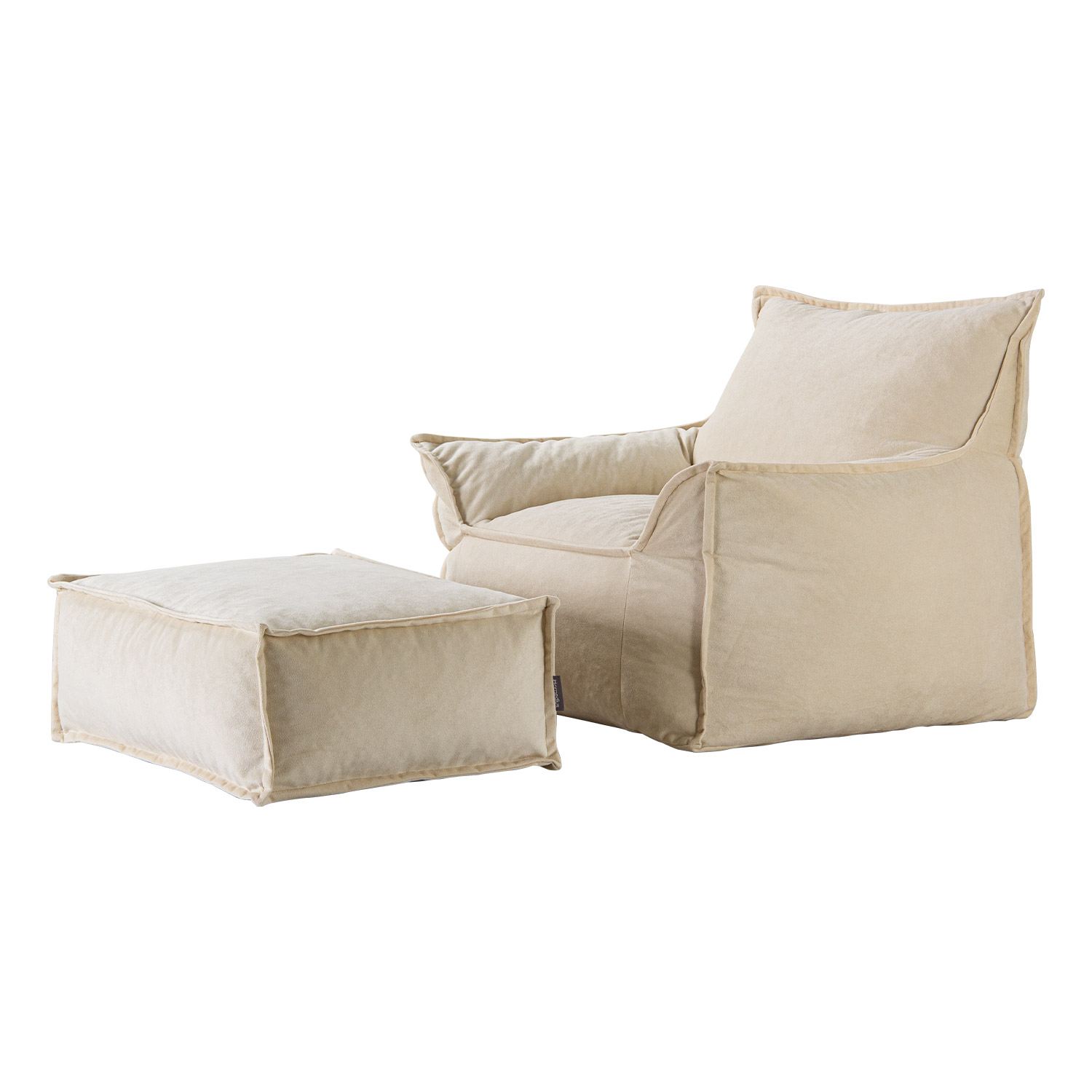 NORDVÉRK Notre Sæt – Beige 1-sæders sofa