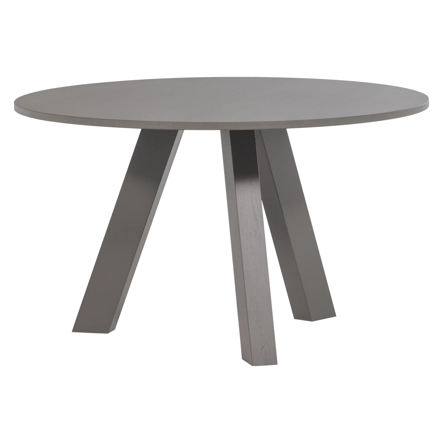 WOOOD Rhonda spisebord, rund - varm grå egetræ (Ø129)
