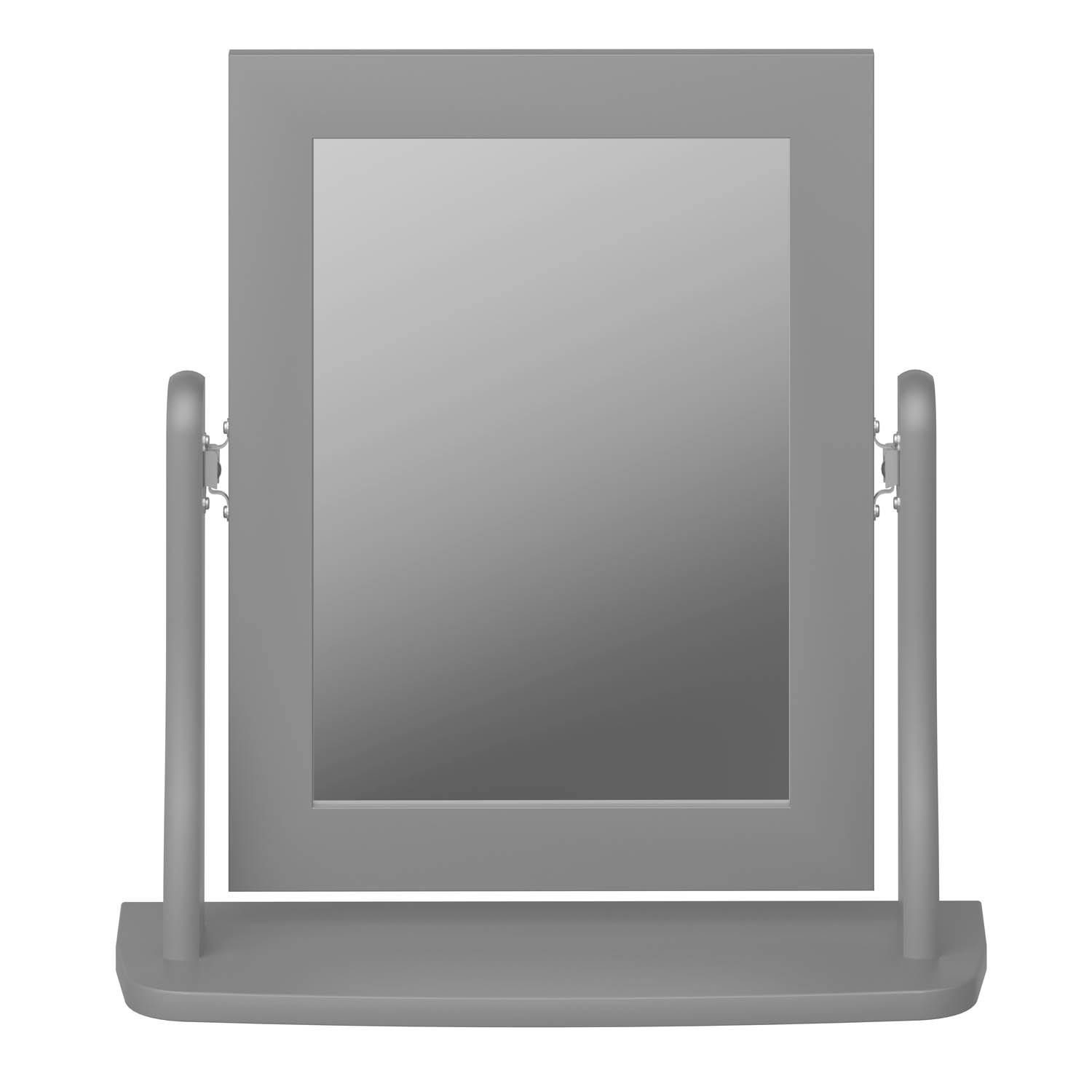 STEENS Baroque bordspejl, rektangulær – spejlglas og støvet grå MDF