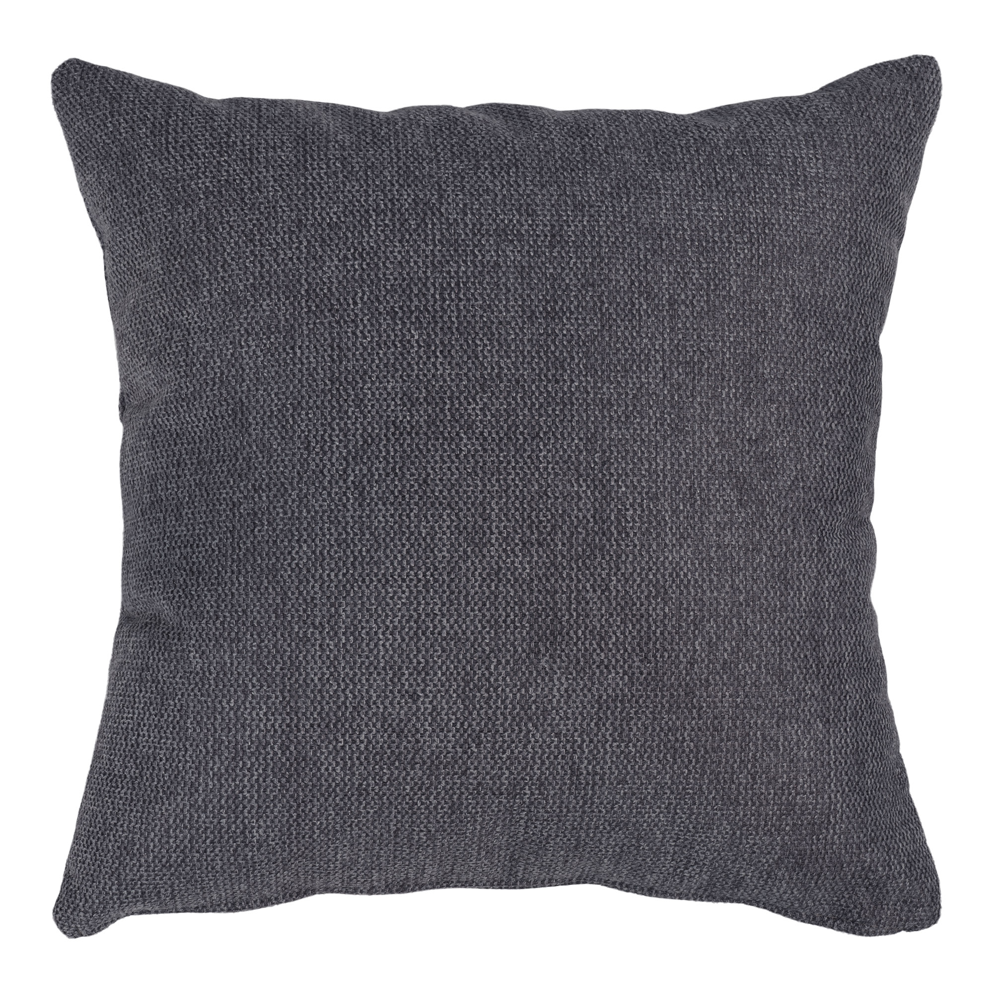 HOUSE NORDIC Lido pude, kvadratisk - mørkegrå polyester stof (40x40)