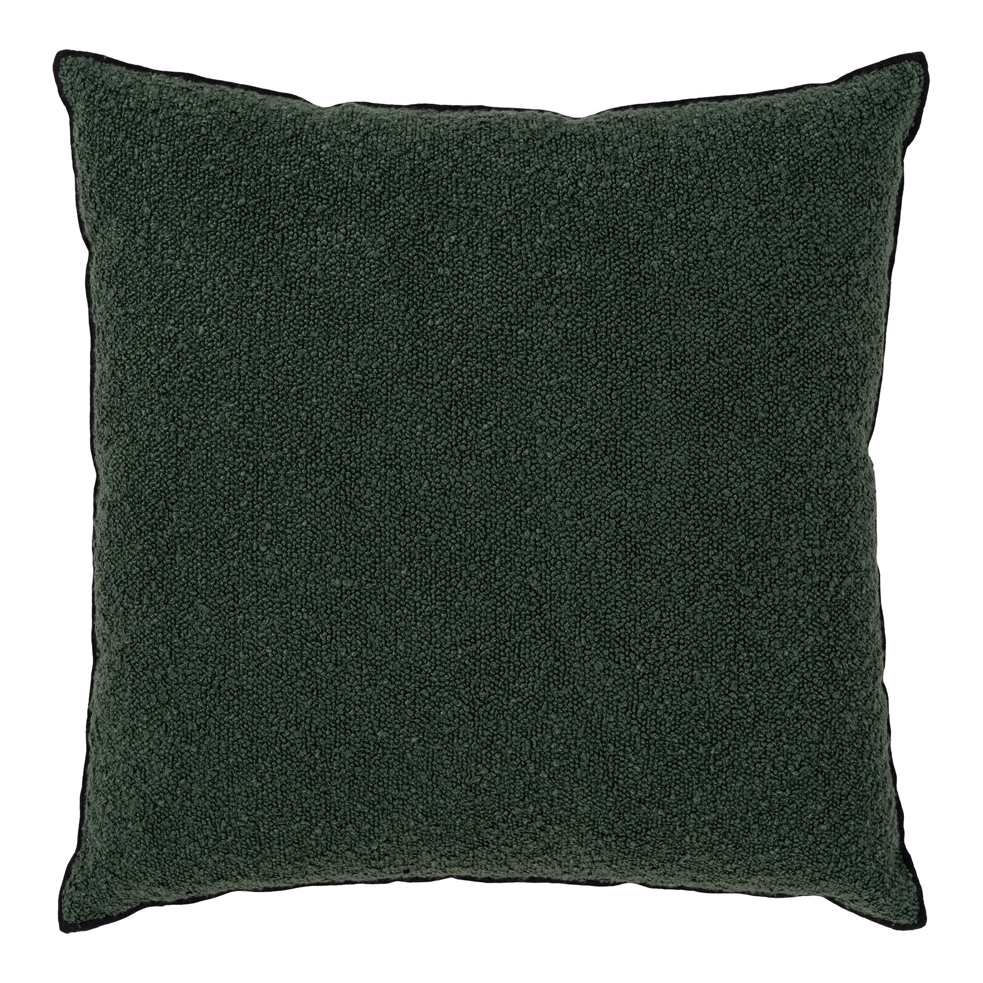 HOUSE NORDIC Lismore pude, kvadratisk - grøn stof (45x45)