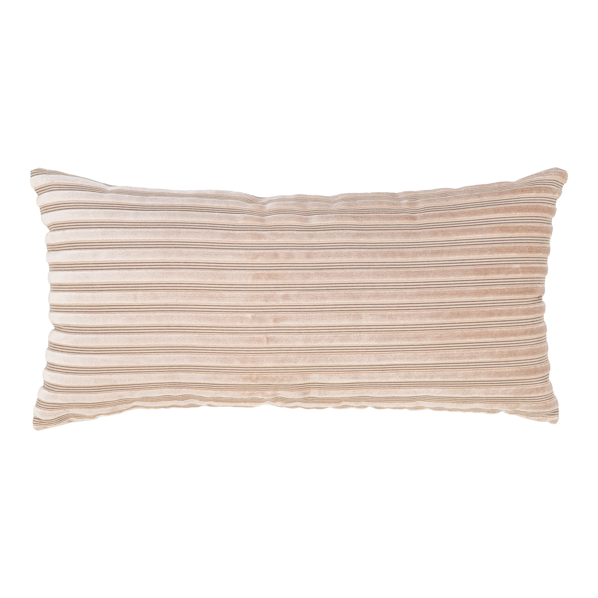 HOUSE NORDIC Alburry pude, rektangulær - beige viskose/polyester stof (30x60)