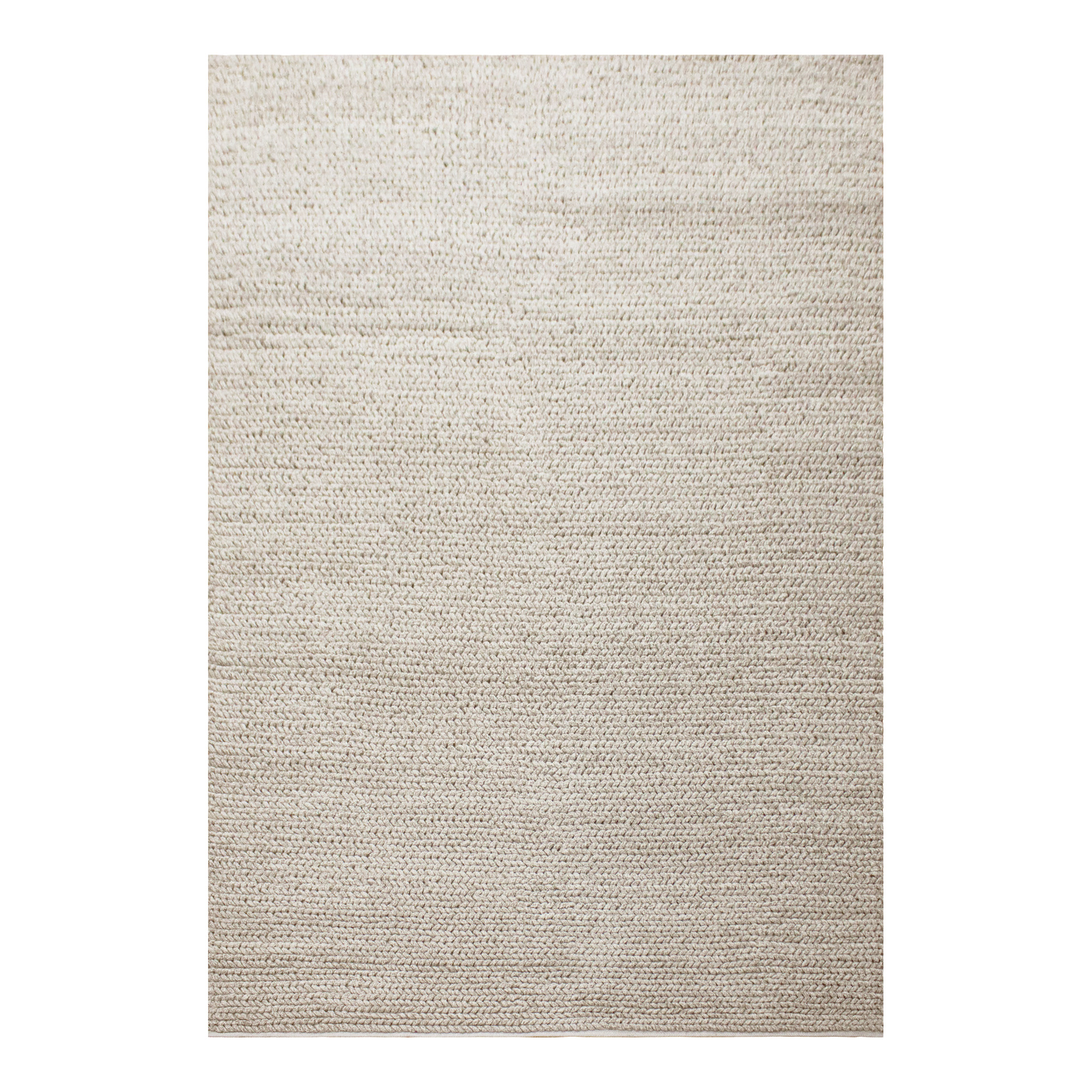 HOUSE NORDIC Mandi  gulvtæppe, rektangulær - natur uld/bomuld (160x230)