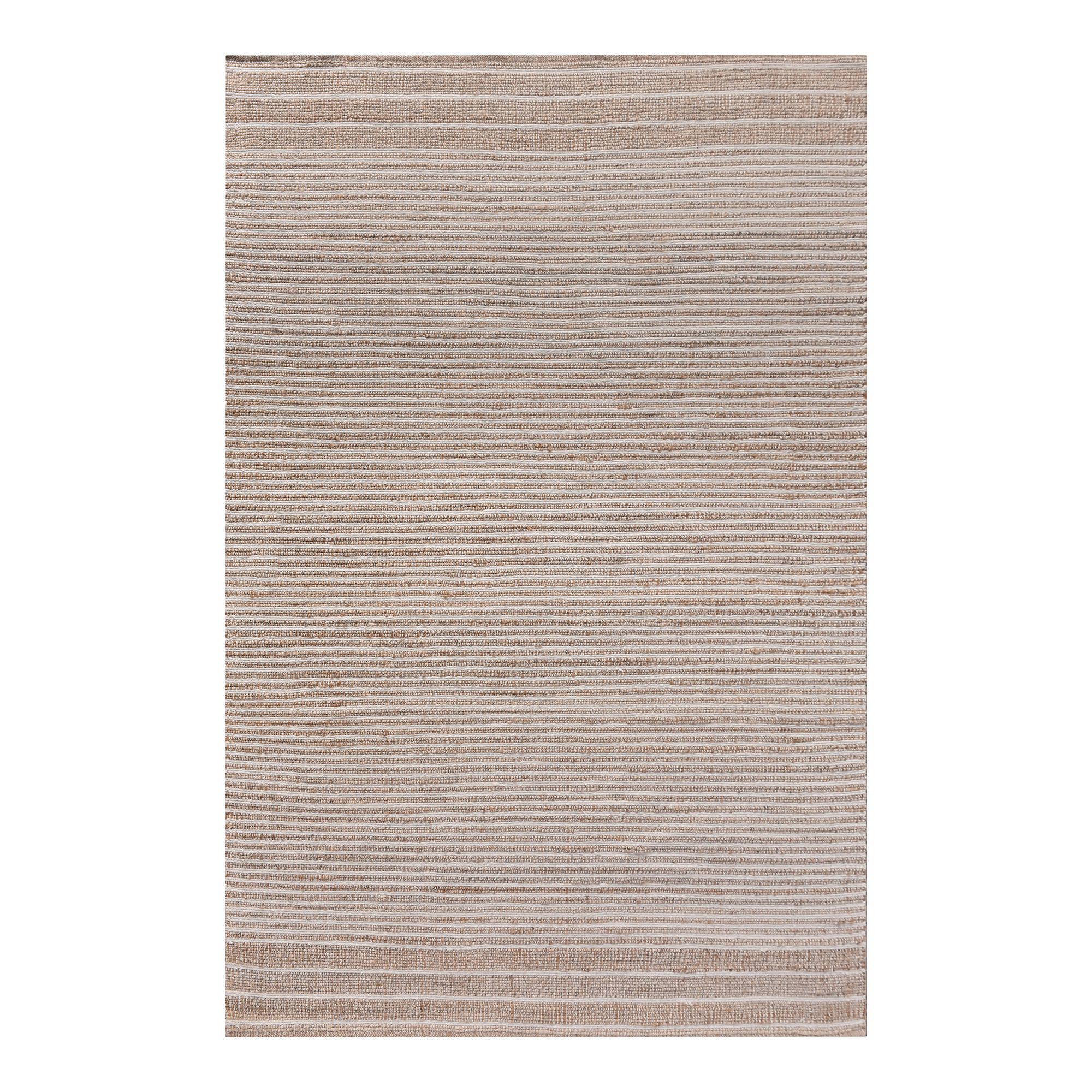 HOUSE NORDIC Malda gulvtæppe, rektangulær - natur/råhvid jute/bomuld (200x300)
