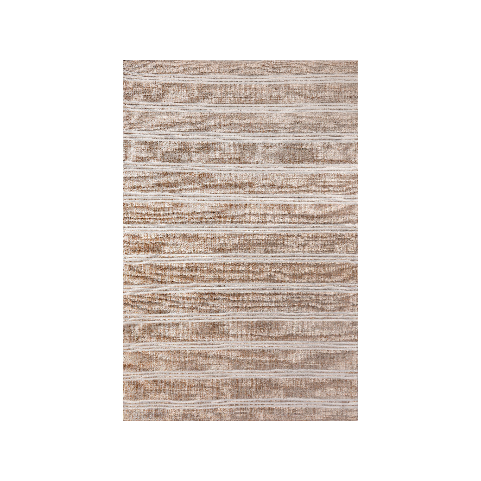 HOUSE NORDIC Kavali gulvtæppe, rektangulær - natur/råhvid jute/bomuld (160x230)