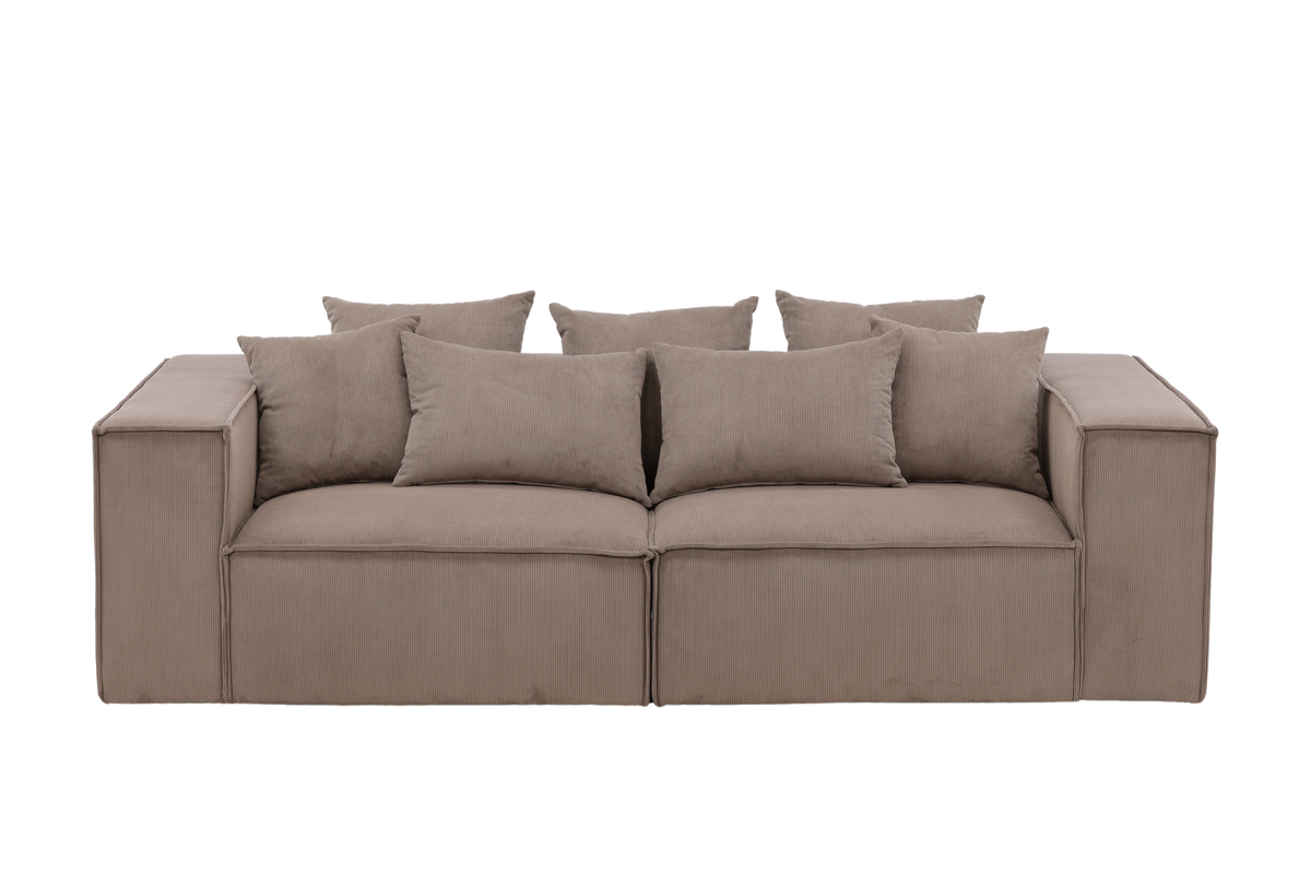 Vind Collection Gillholmen Sofa Brun Stof Polyester