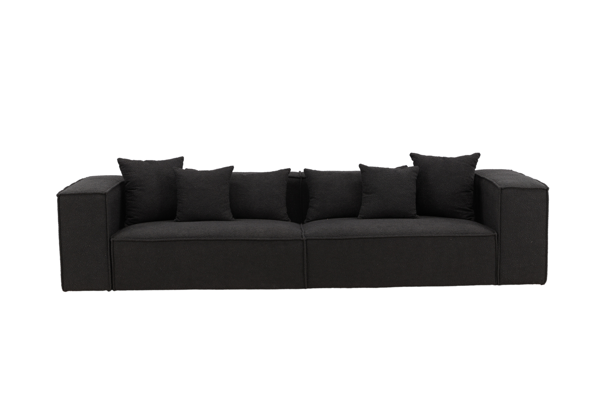Vind Collection Gillholmen Sofa Sort Stof Bouclé