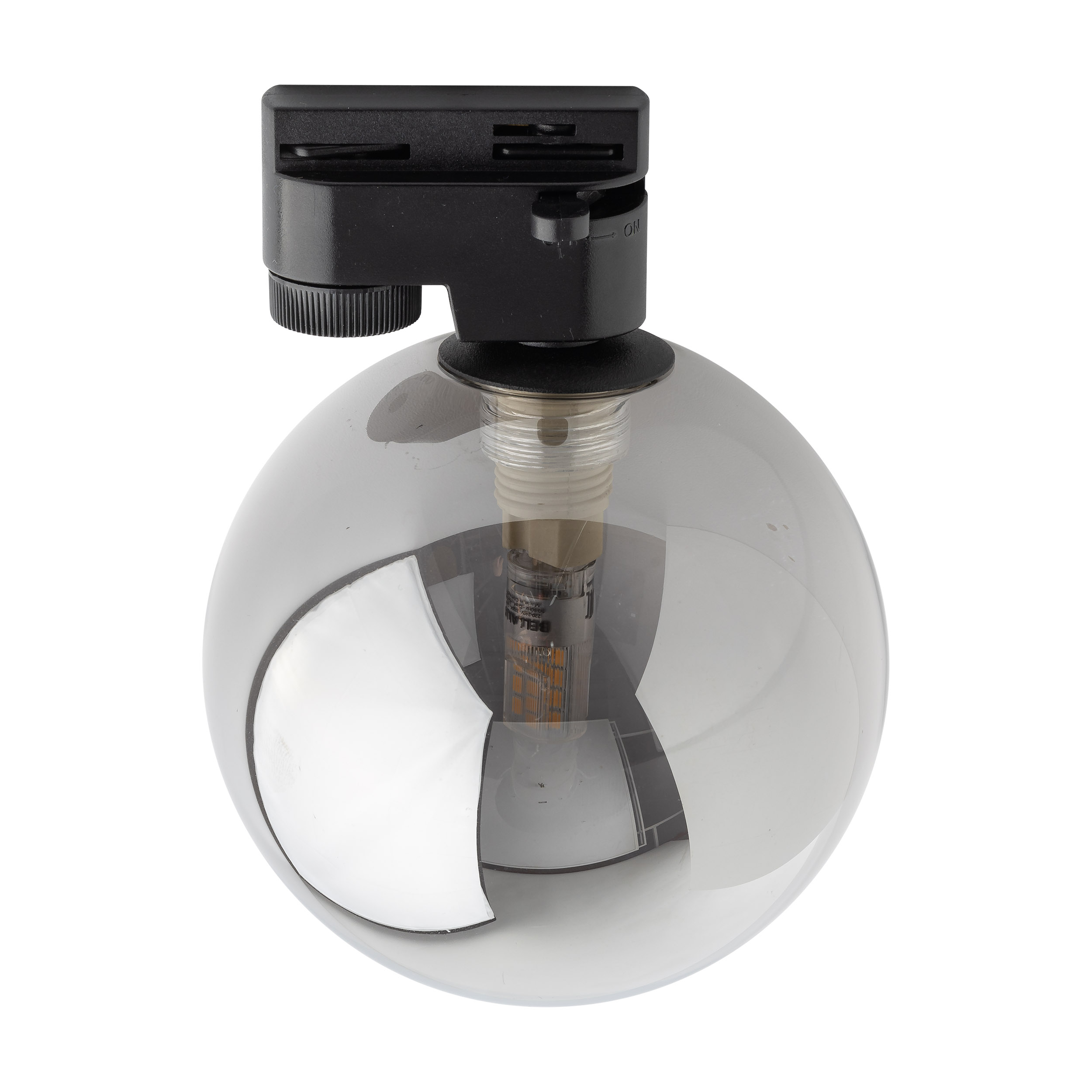 TK Tracer loftlampe - grafit glas og sort metal