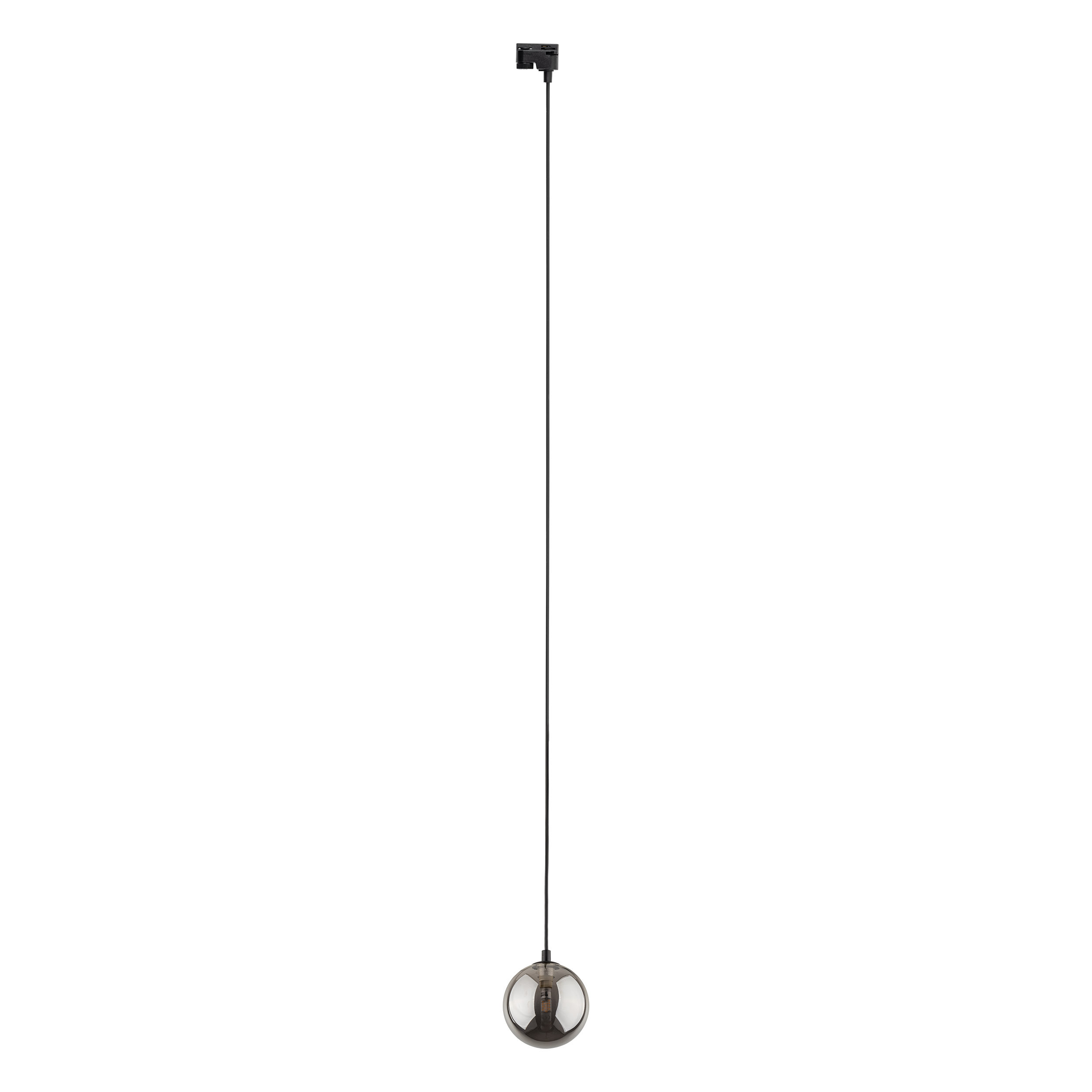 TK Tracer loftlampe - grafit glas og sort metal