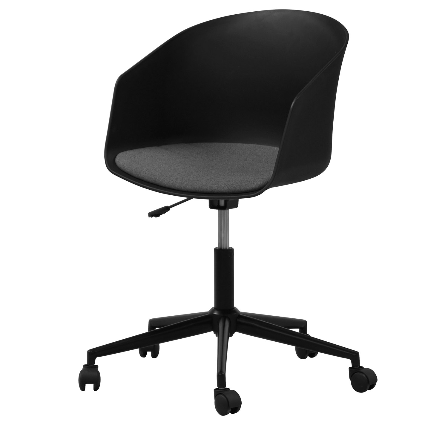 ACT NORDIC kontorstol, m. armlæn og - grå polyester samt plastik og stål • 945.00 DKK