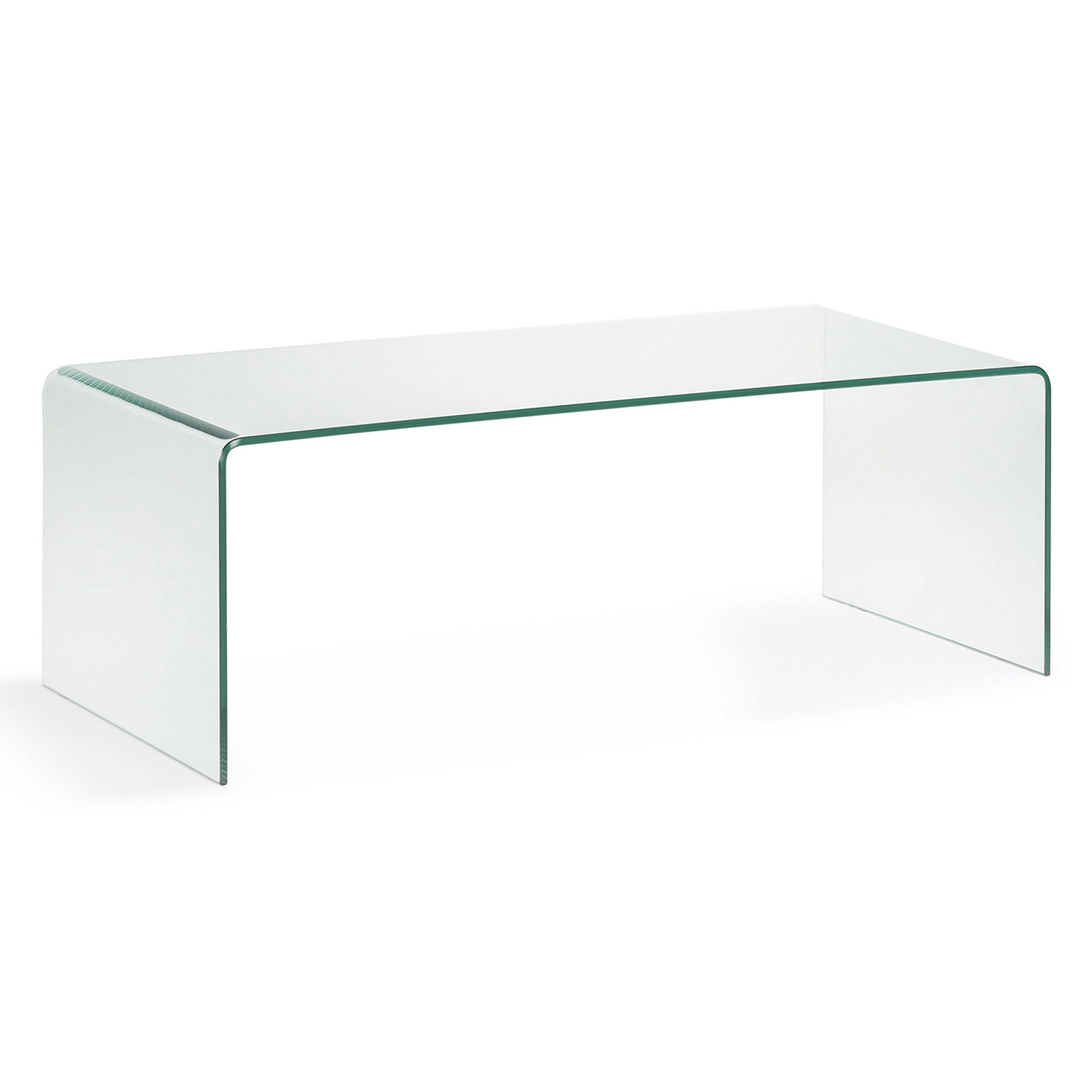 LAFORMA rektangulær Burano sofabord - klar glas (110x50)