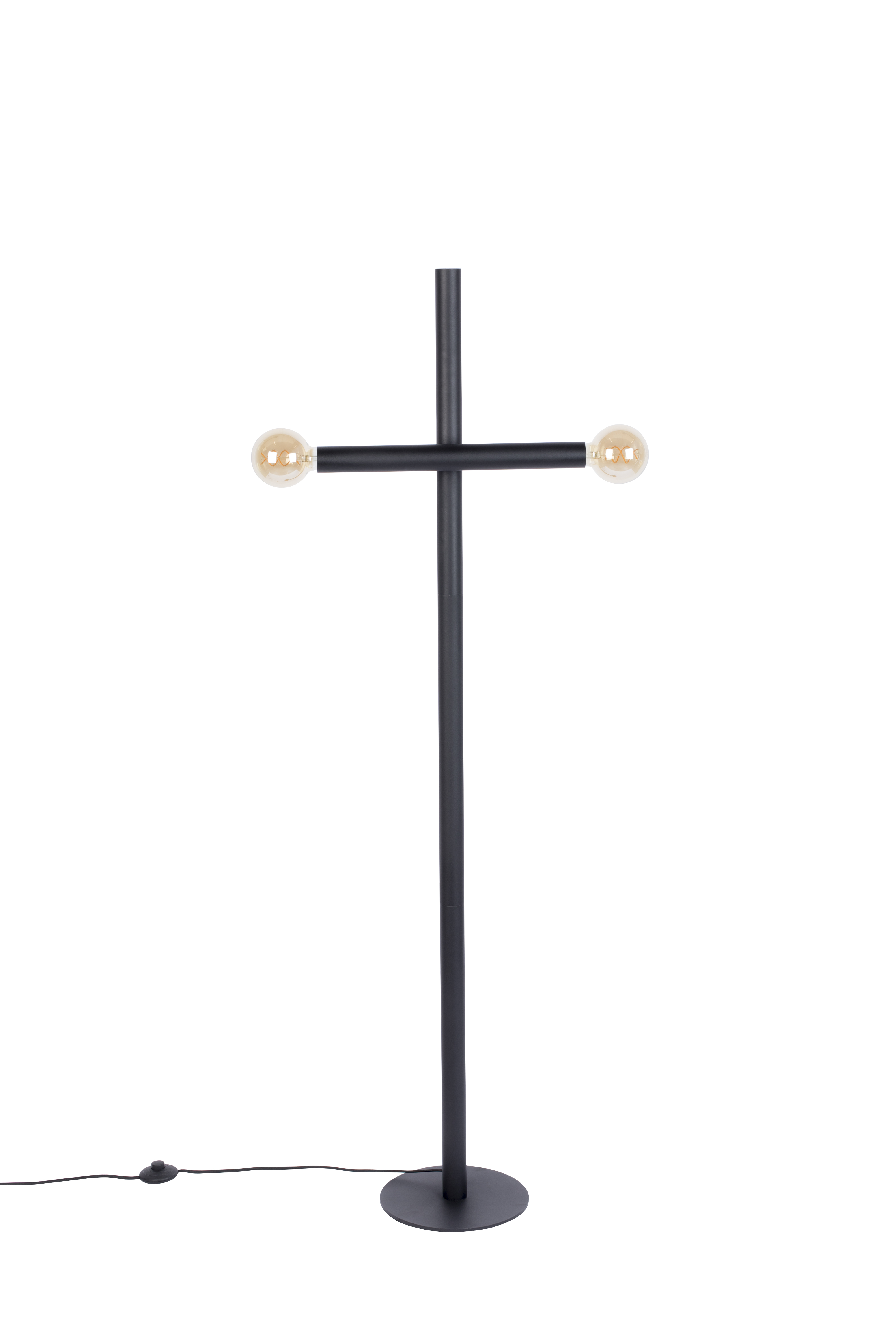 ZUIVER Hawk golvlampa – svart järn