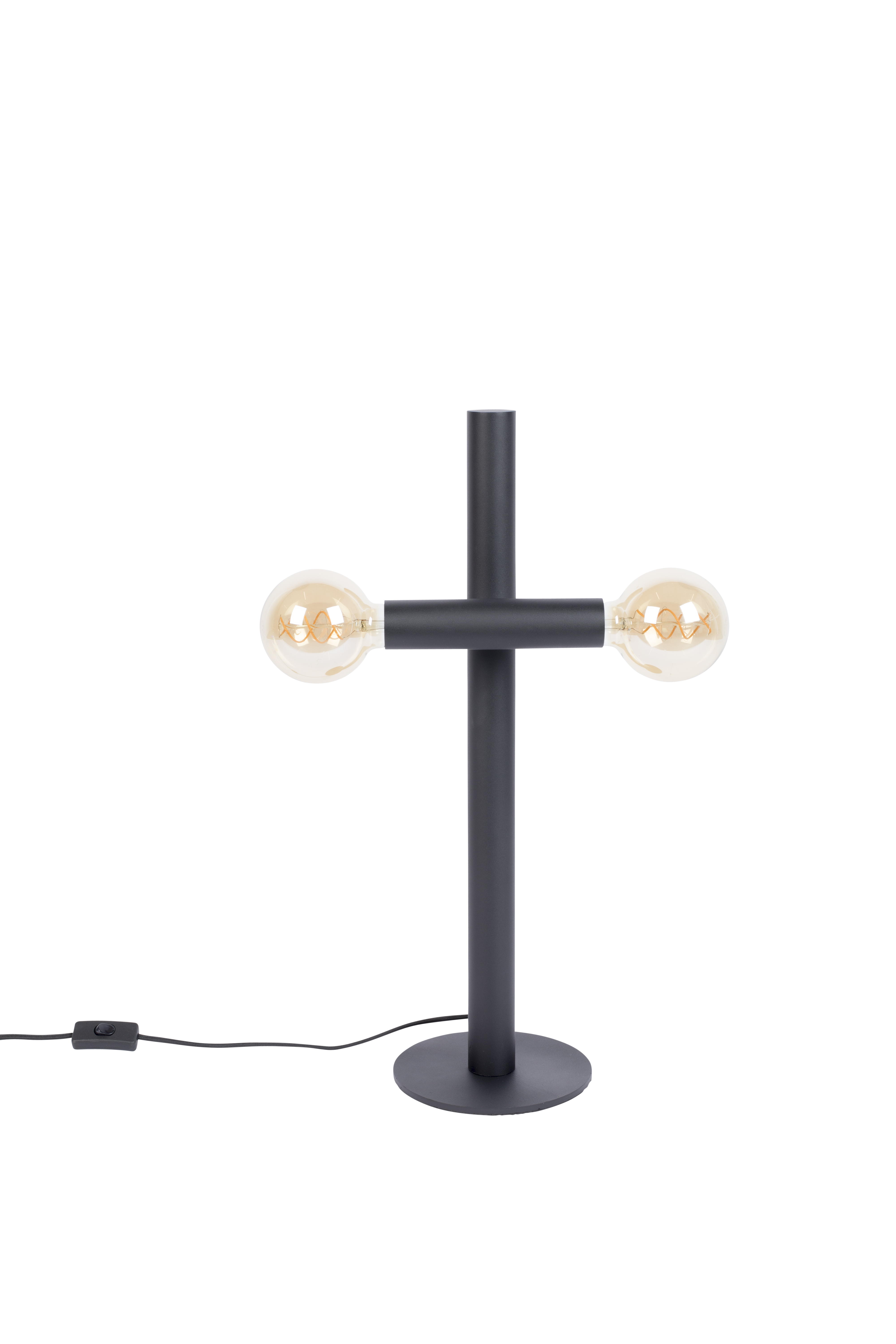 ZUIVER Hawk bordslampa – svart järn