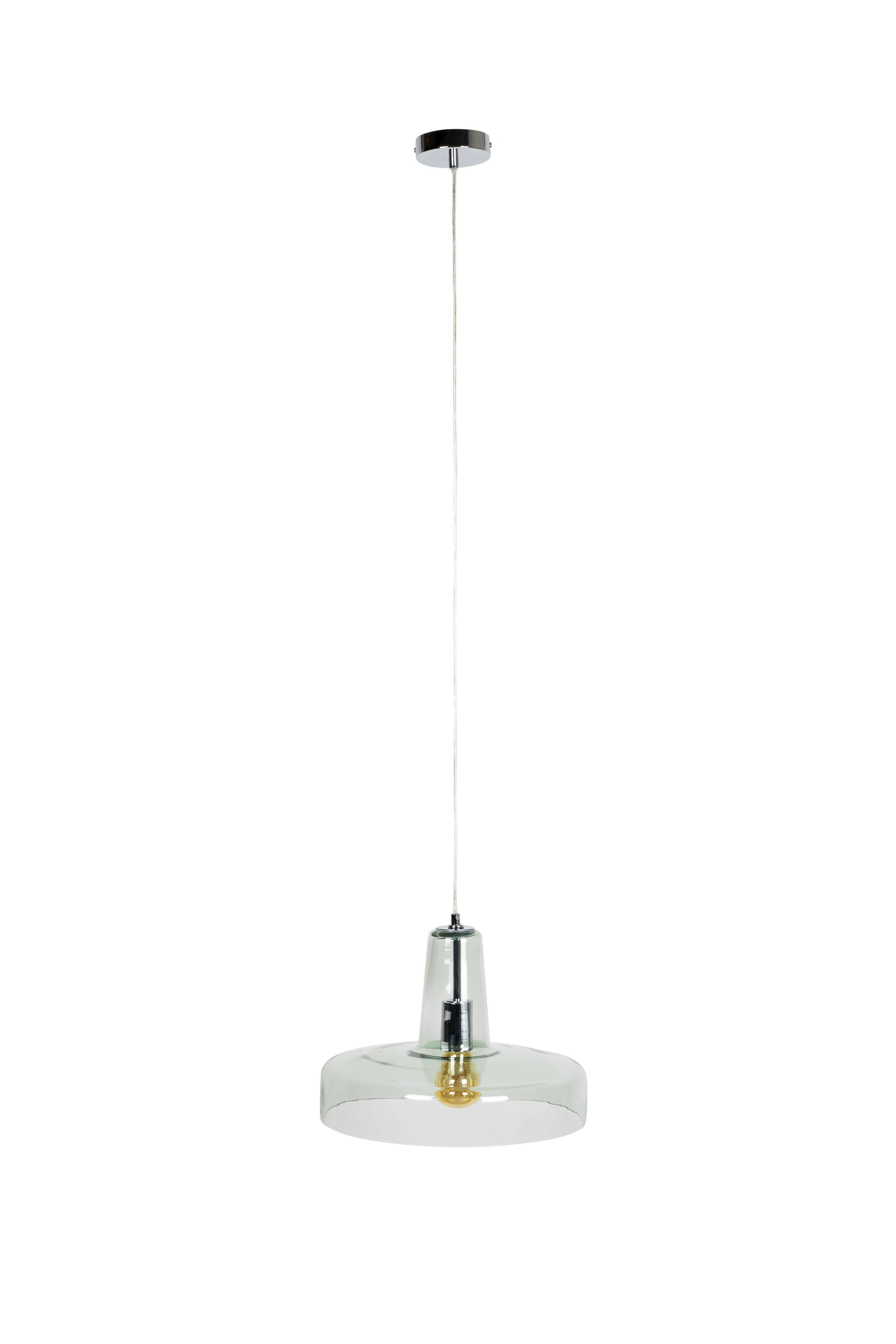 WHITE LABEL LIVING Anshin Medium Grøn loftlampe - grøn glas