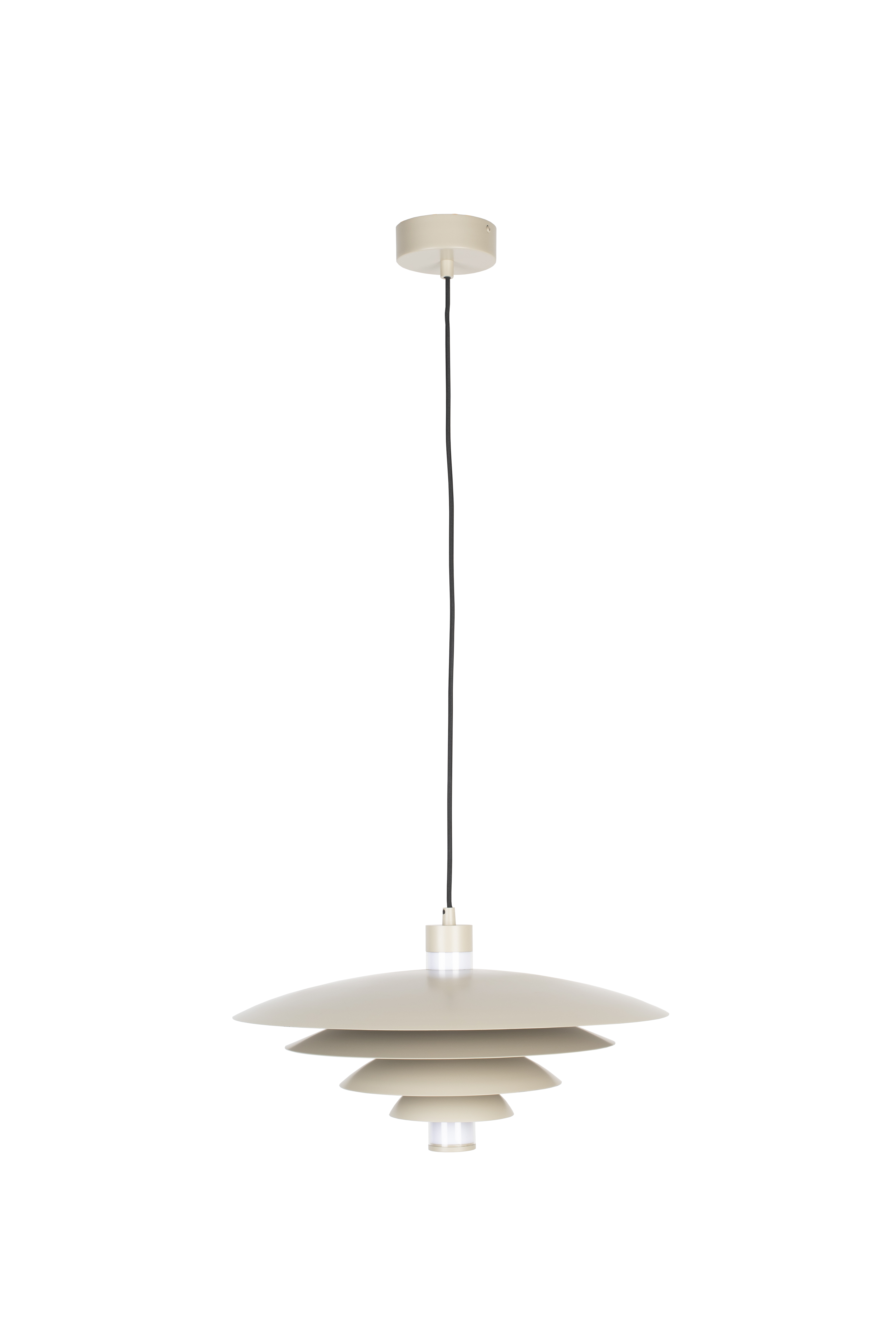 ZUIVER Cole loftlampe – beige metal