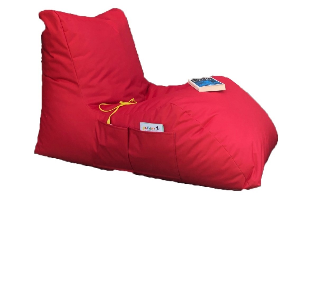 NORDVÉRK udendørs Daybed sækkestol, vandtæt – rød polyester