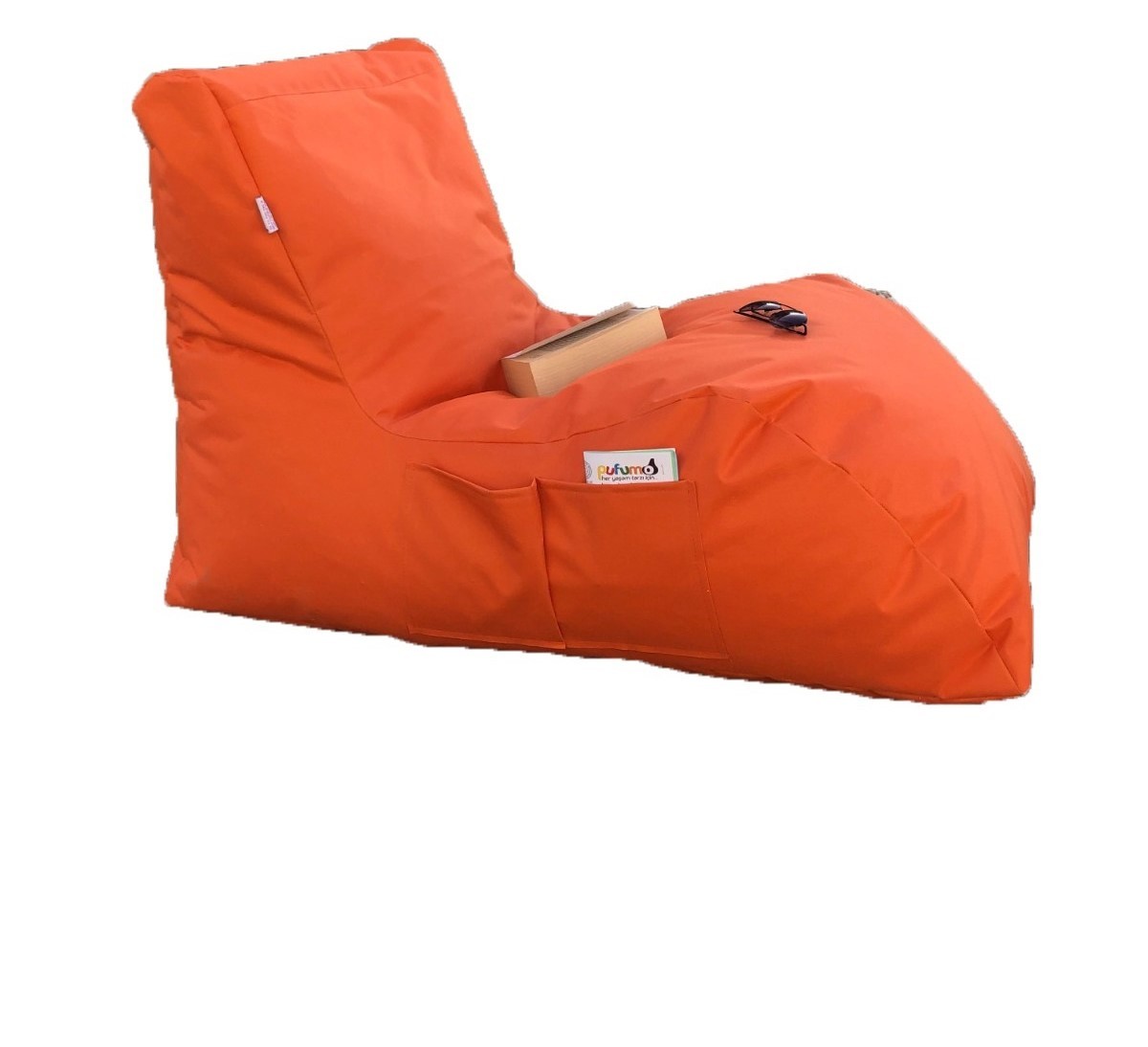 NORDVÉRK udendørs Daybed sækkestol, vandtæt – orange polyester