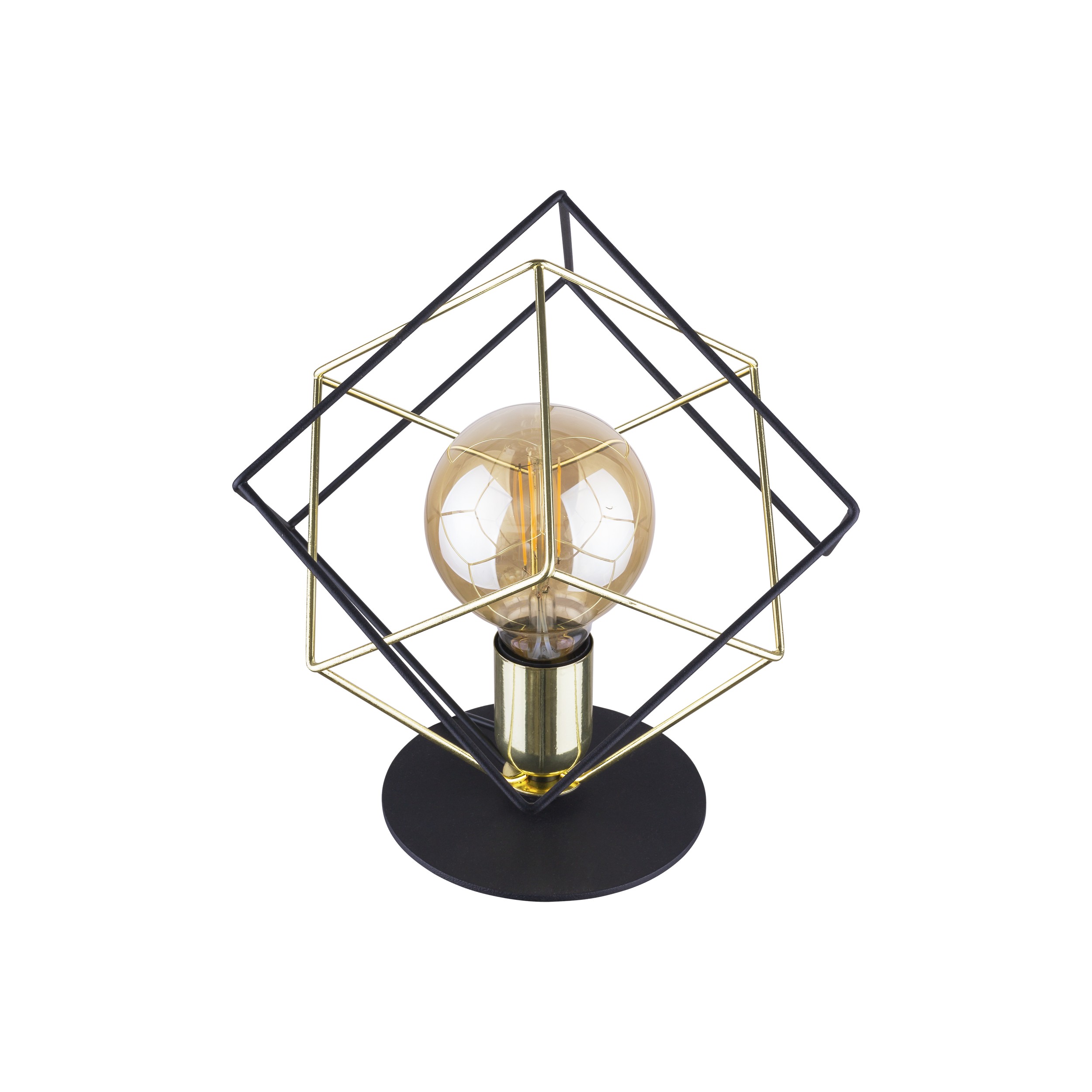 TK Alambre bordlampe - guld og sort stål