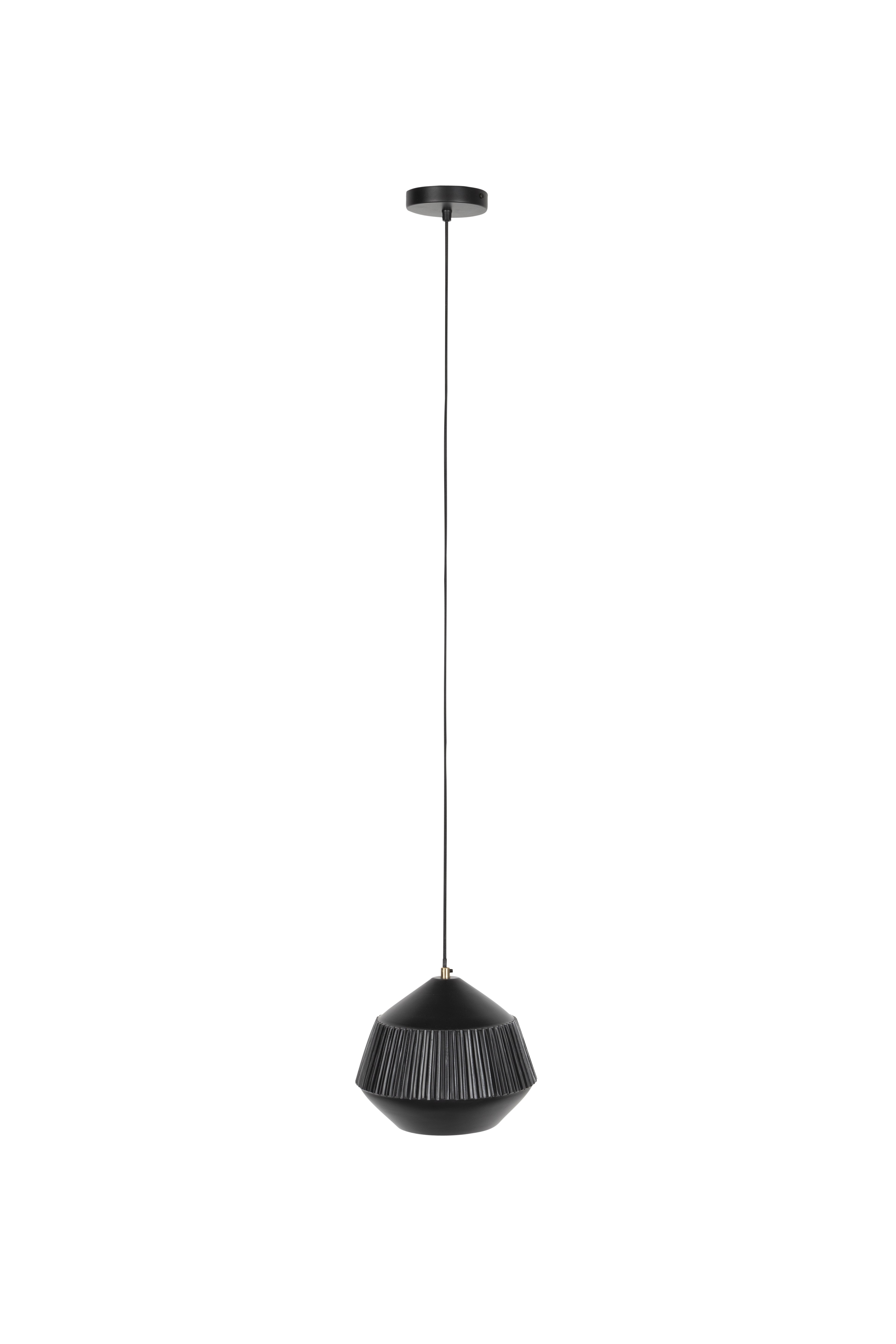 WHITE LABEL LIVING Aysa Wide loftlampe - sort aluminium