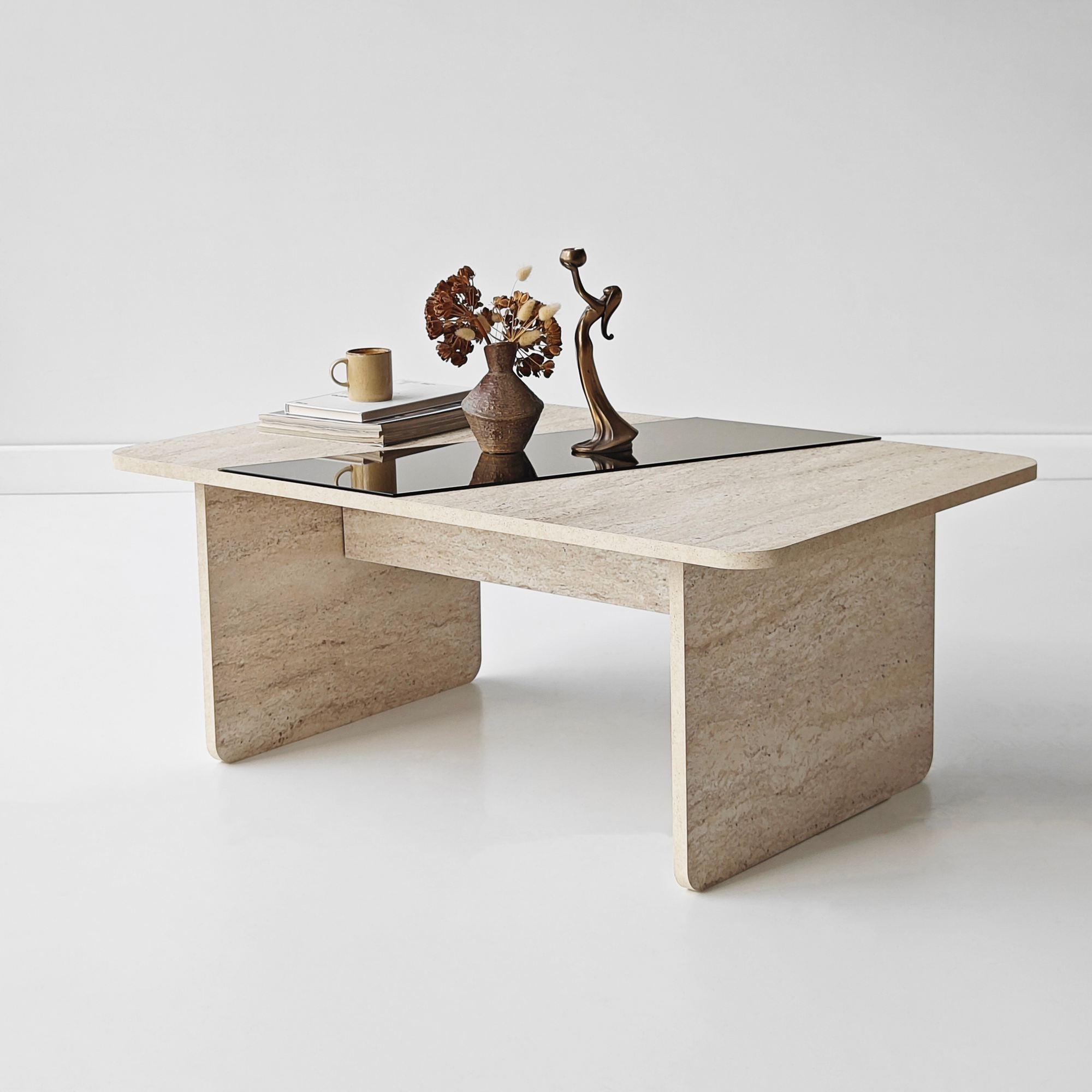 nordv&aumlrk favorit - brons, travertin soffbord