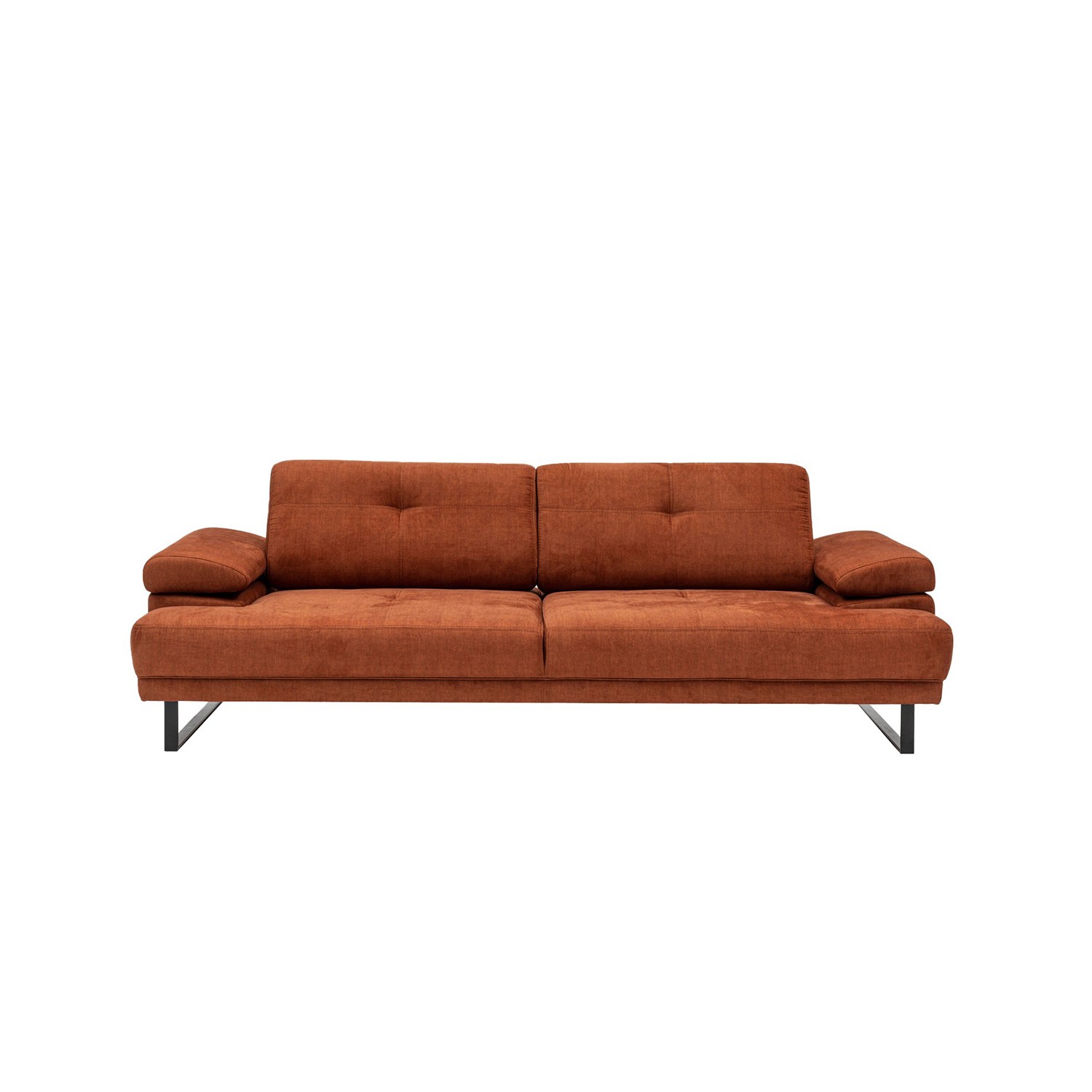 Køb NORDVÄRK Mustang - Orange 3-personers sovesofa - Pris 11509.00 kr.
