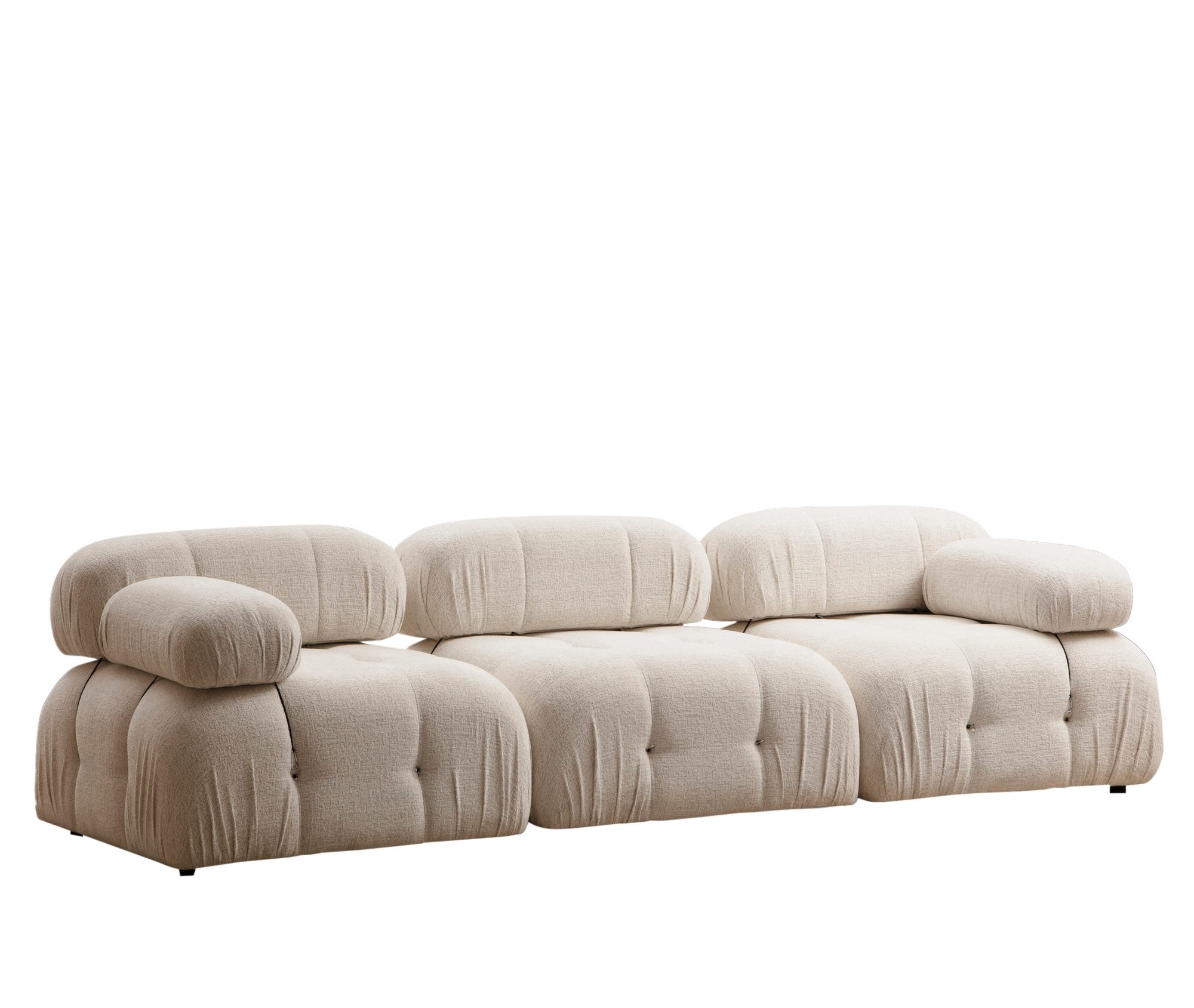 NORDVÉRK Bubble 3-sits ( L1-O1-1R) – Bouclette 3-sits soffa