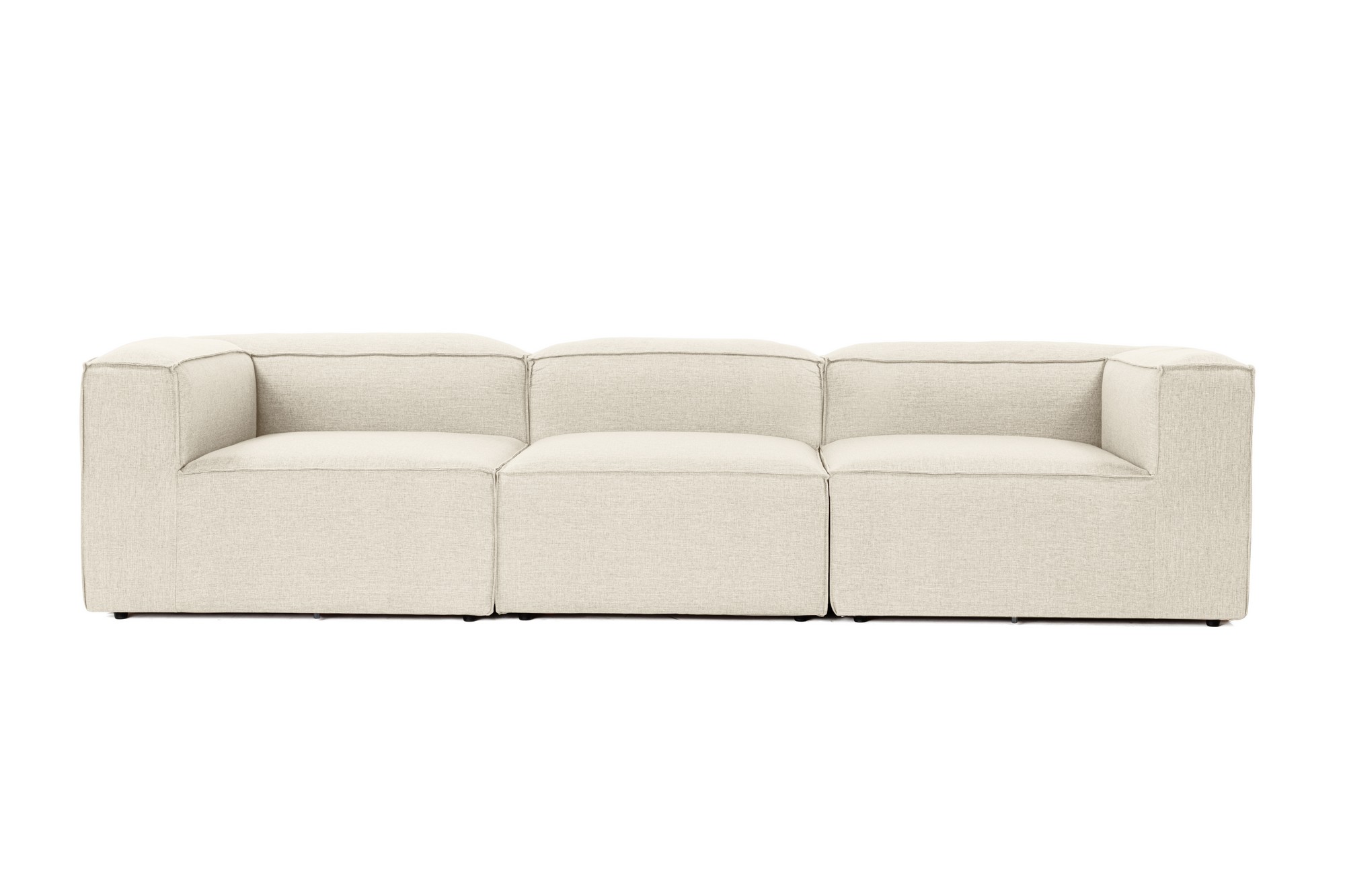 NORDVÉRK Fora 3 – Ecru 3-personers sofa