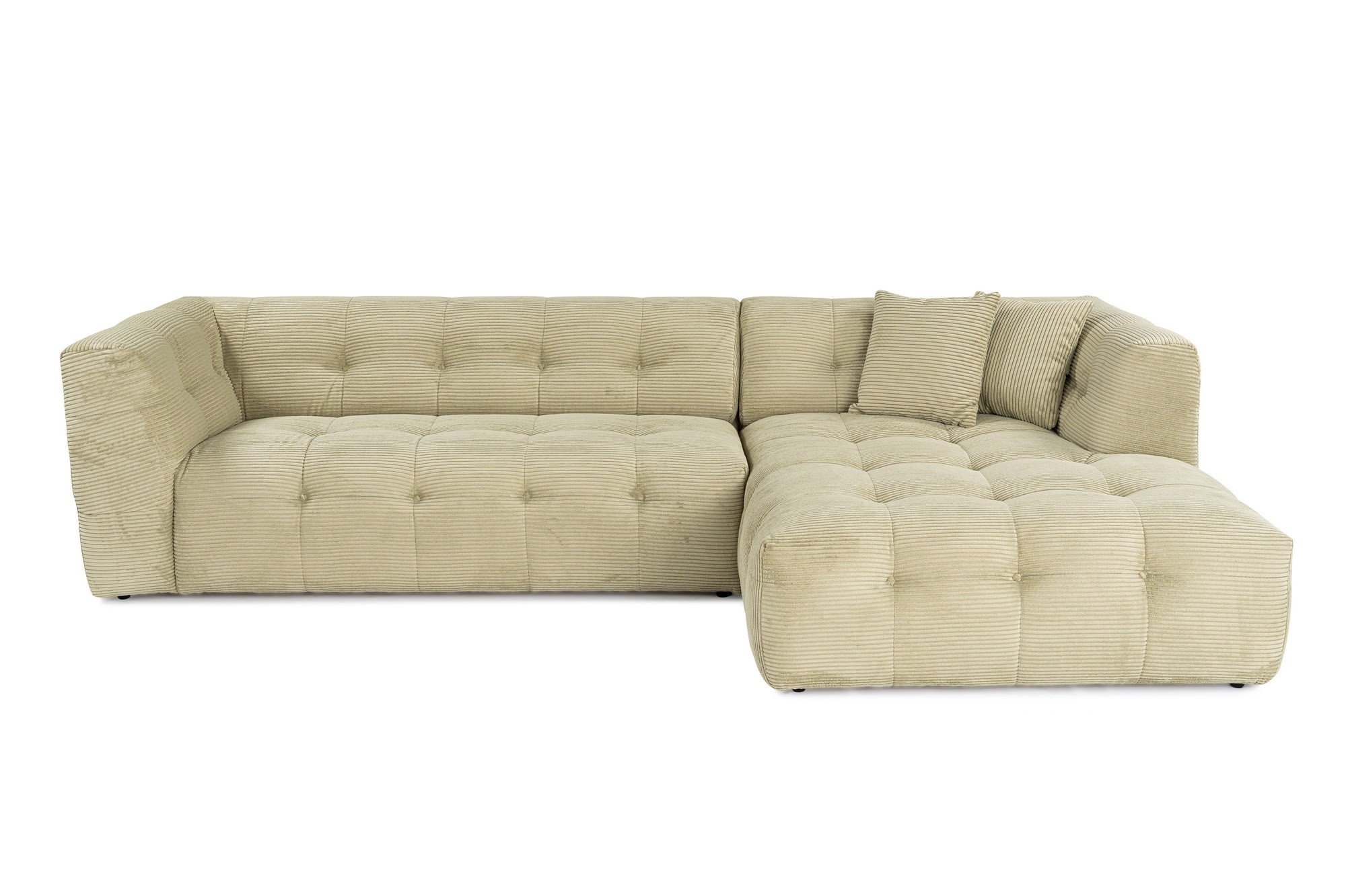 NORDVÉRK Cady Corner Right – Grøn Hjørnesofa
