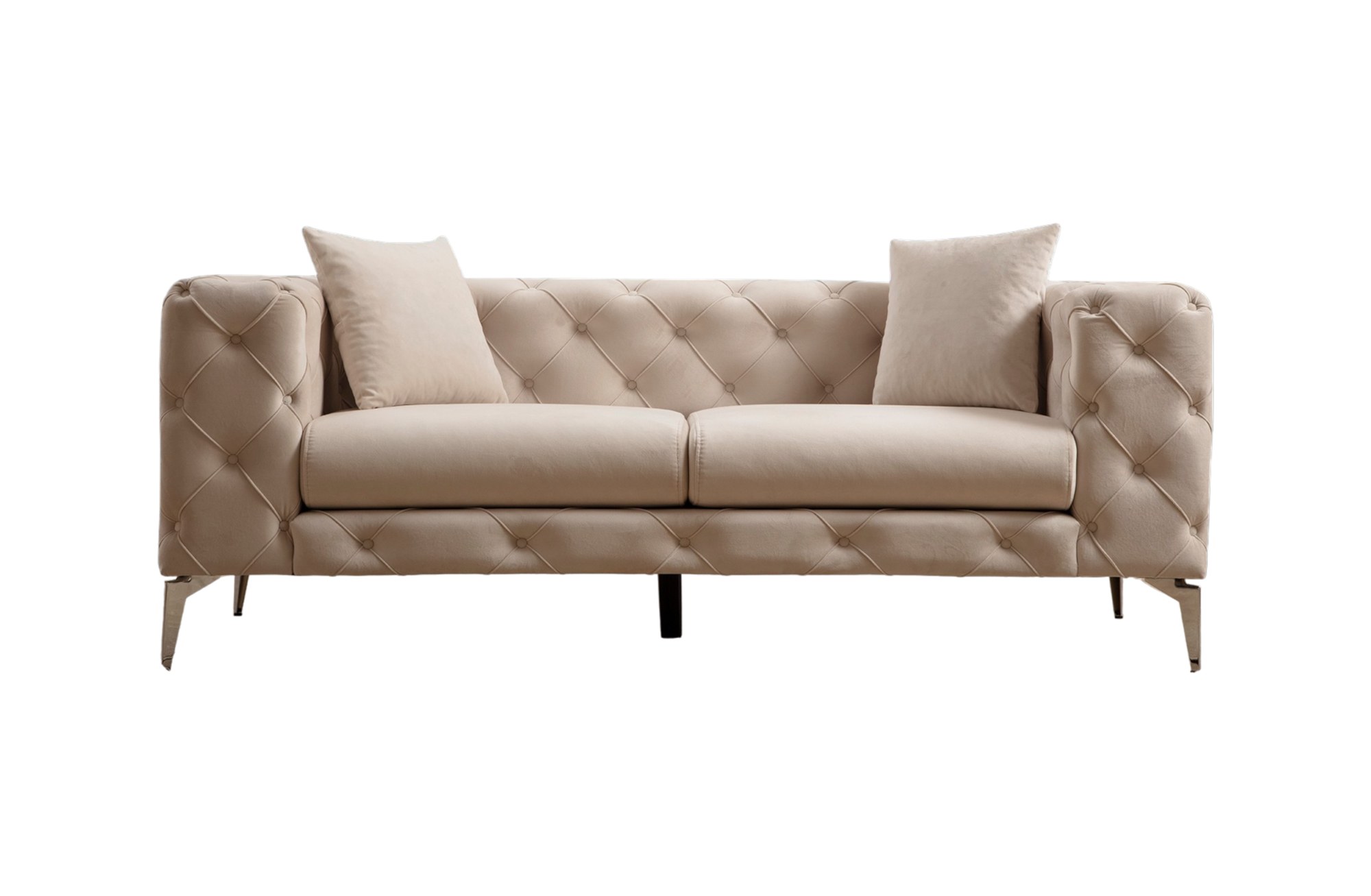 NORDVÄRK Como – Ecru 2-personers sofa