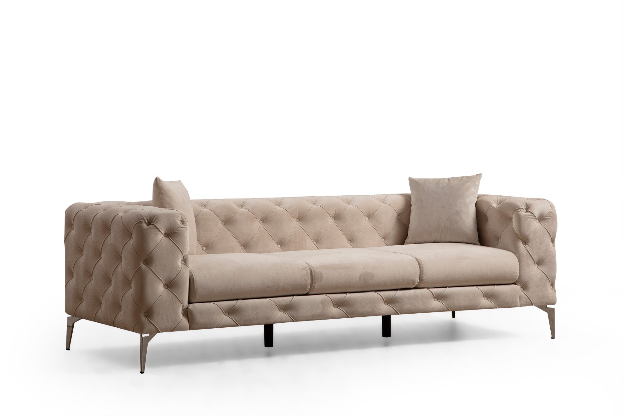 NORDVÉRK Como – Ecru 3-personers sofa