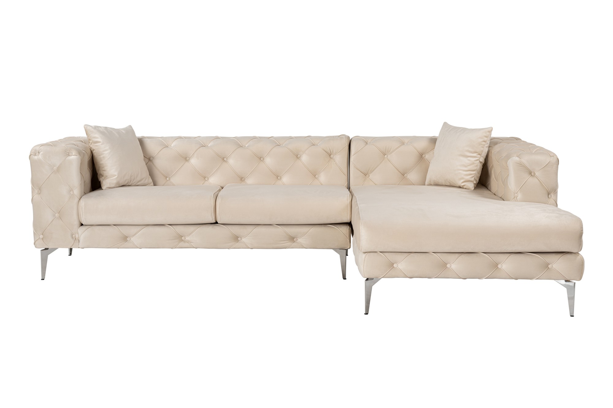 NORDVÉRK Como Eco Højre – Beige Hjørnesofa