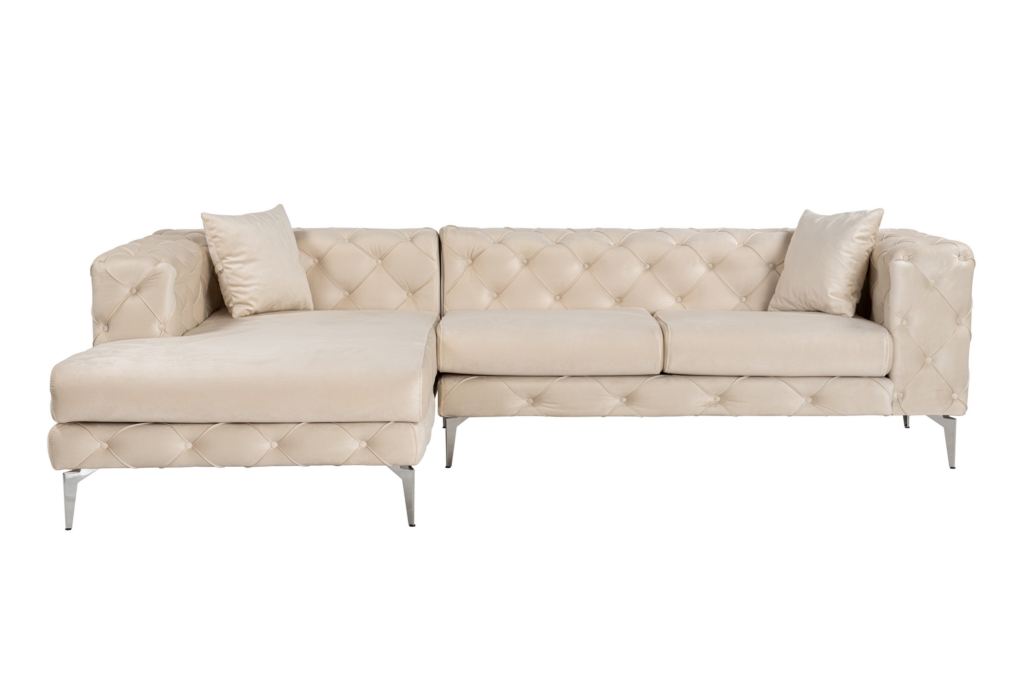 NORDVÉRK Como Eco Left – Beige hjørnesofa