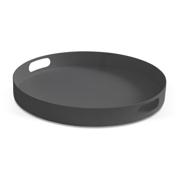 Dia bakke, m. håndtag, rund - antracitgrå aluminium (Ø45,5)