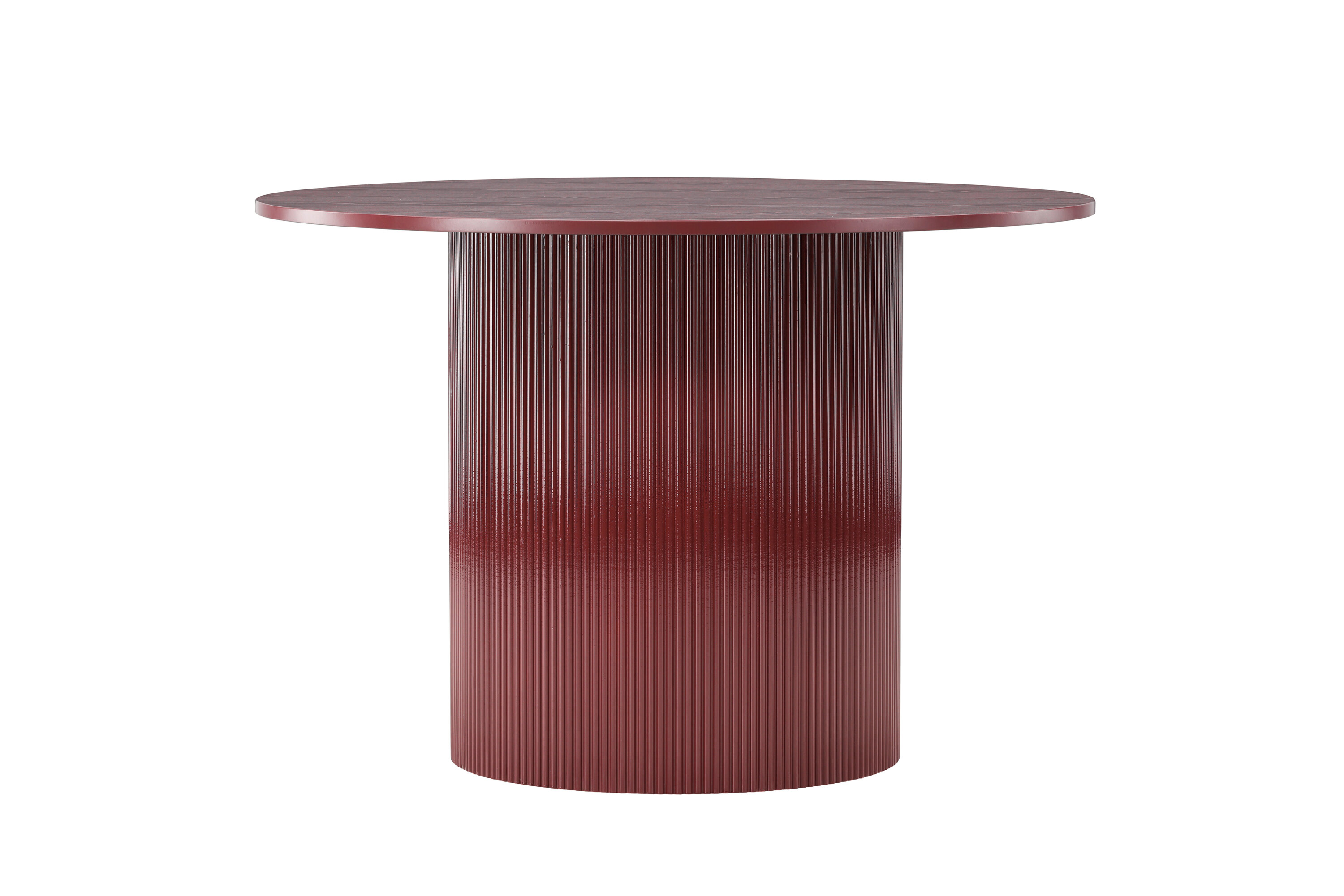 VENTURE DESIGN Lenox spisebord – Bordeauxrøde ben / Bordeauxrød MDF, finer
