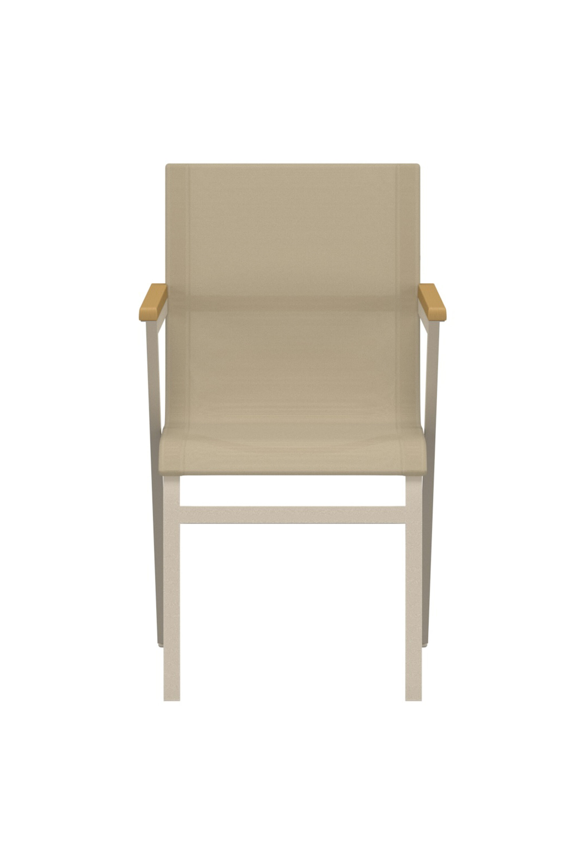 venture home mexico dining matstolar 6-pack - beige/teak