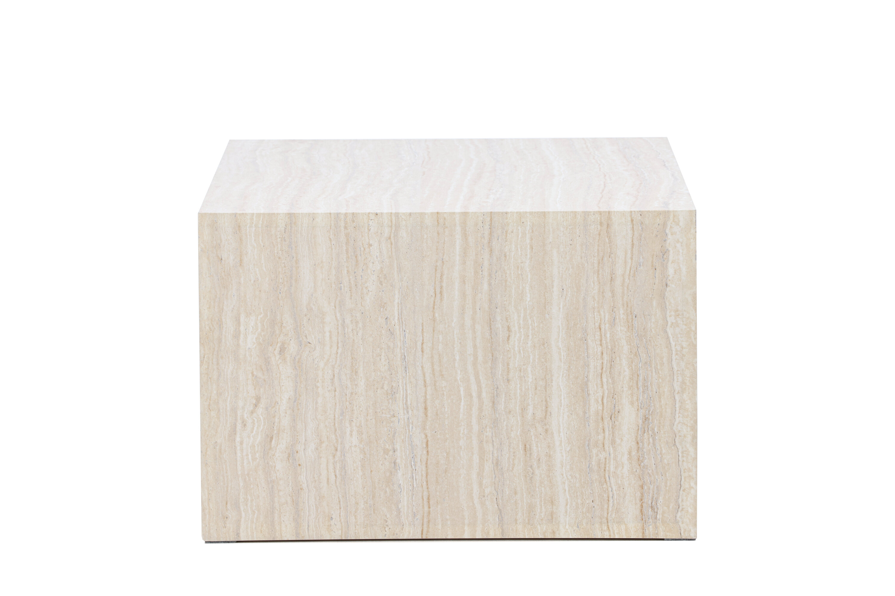 VENTURE HOME York sofabord 40x60x80 cm – Travertin-look