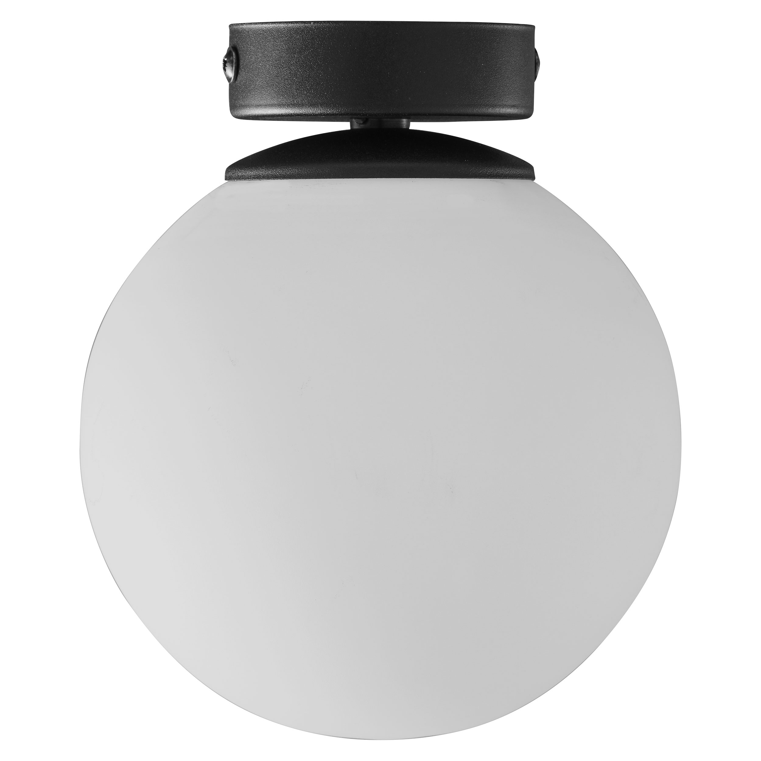 TK Celeste loftlampe - hvid glas og sort stål