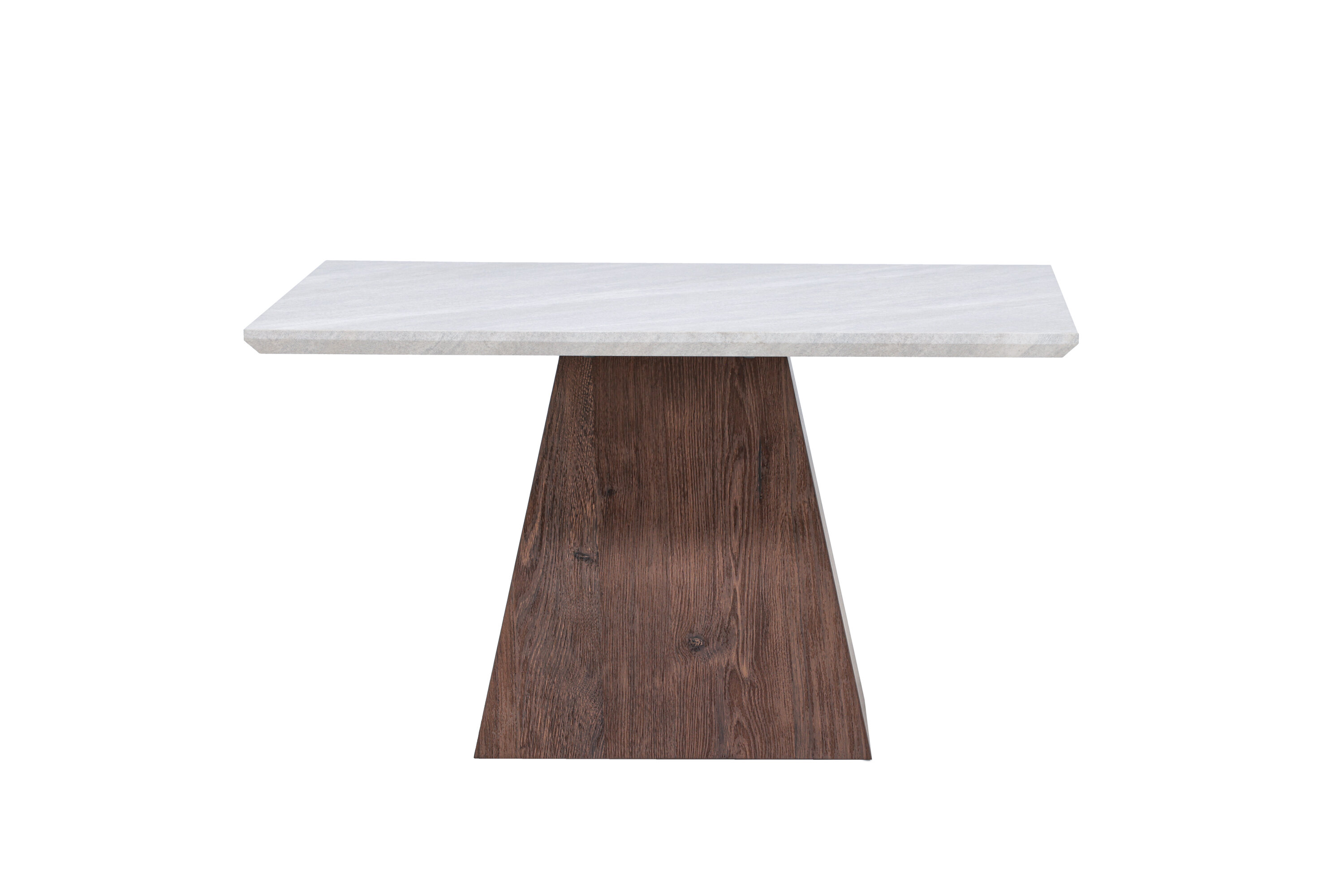 VENTURE DESIGN Cael Sofabord 80x80x45 cm – MDF 3D Papir Mocca / Stonelook