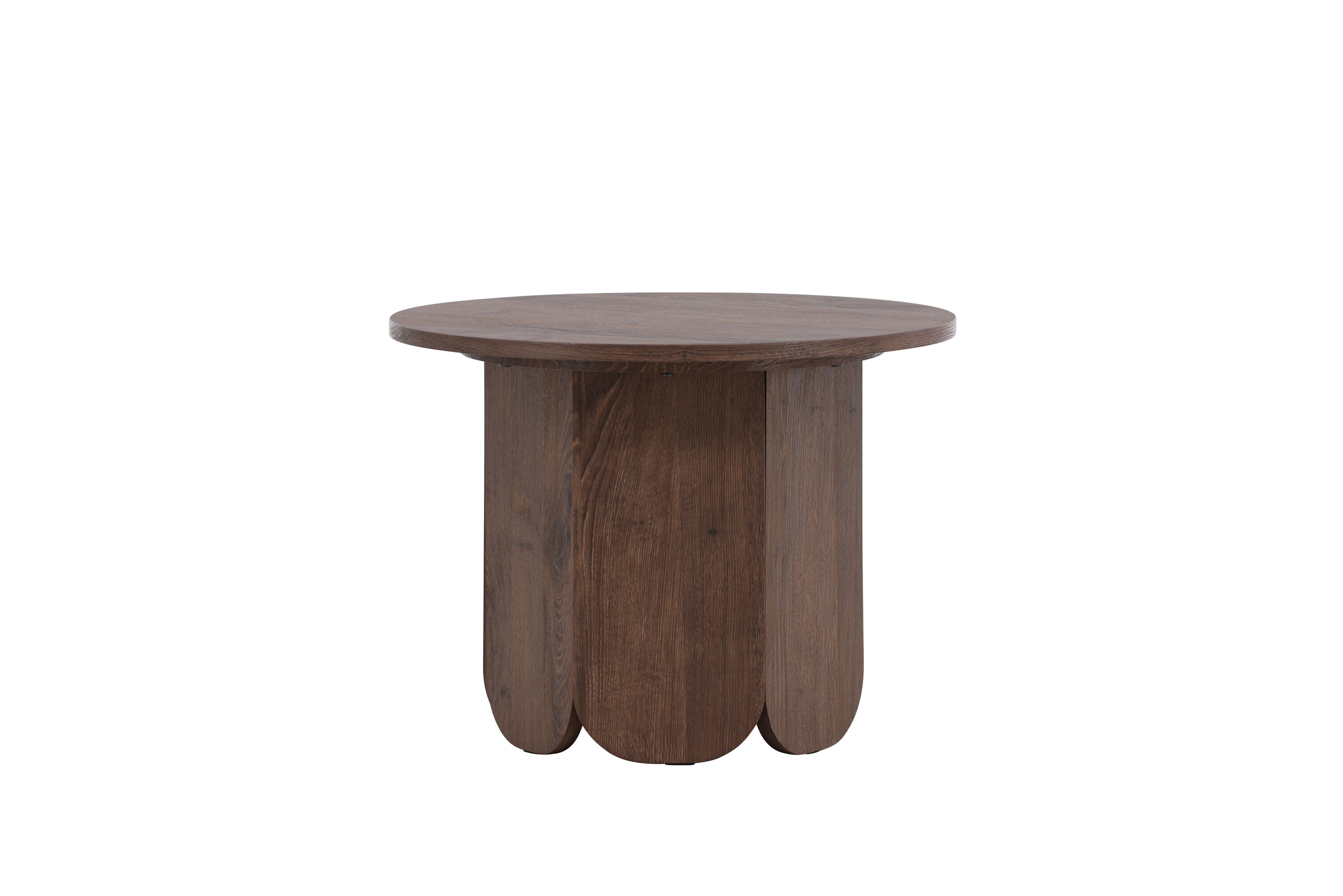 VENTURE DESIGN Tekla sofabord ø60×45 cm – MDF med mocca 3D-papir