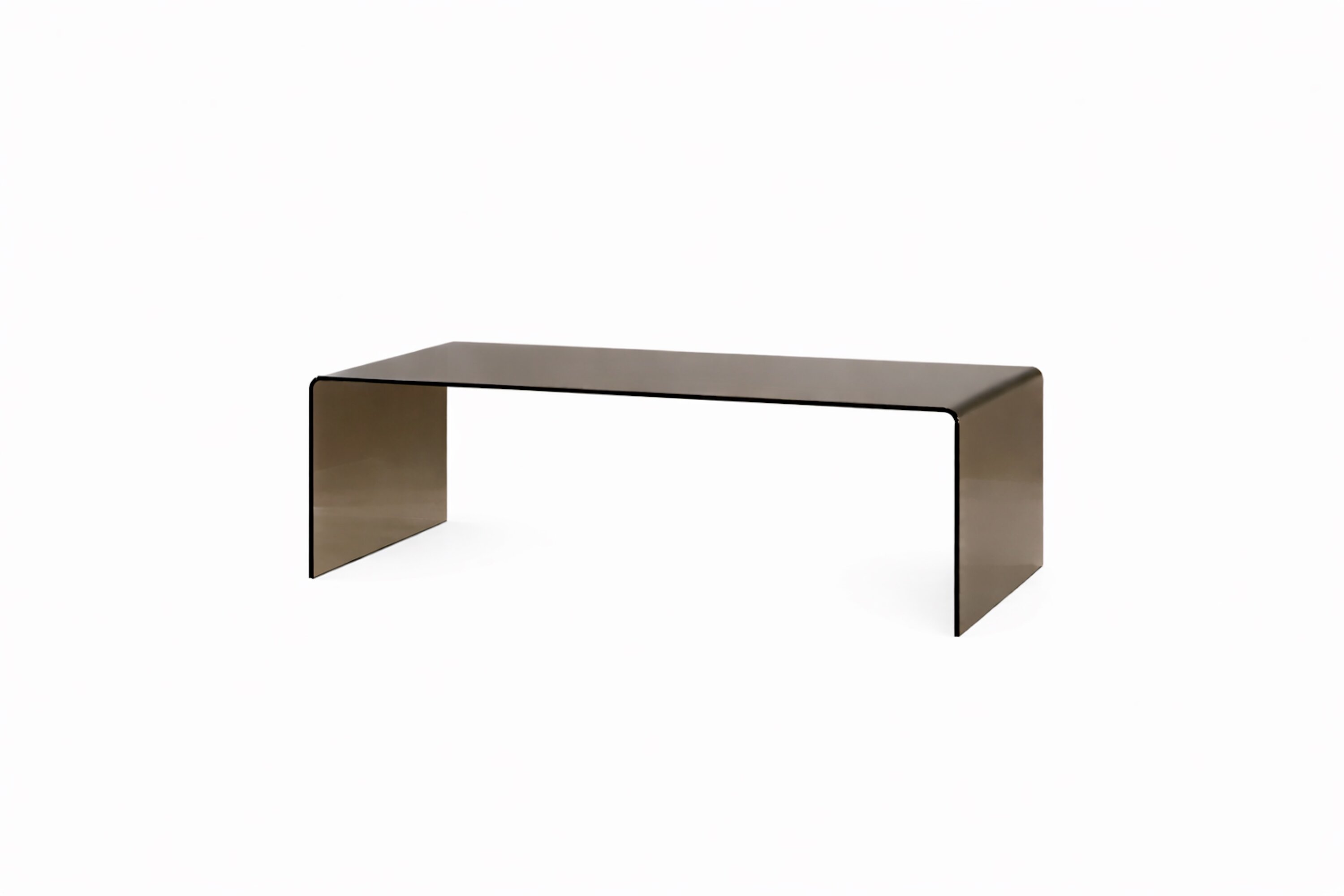 VENTURE HOME Telemark soffbord 120x60x41 cm - Brunt glas