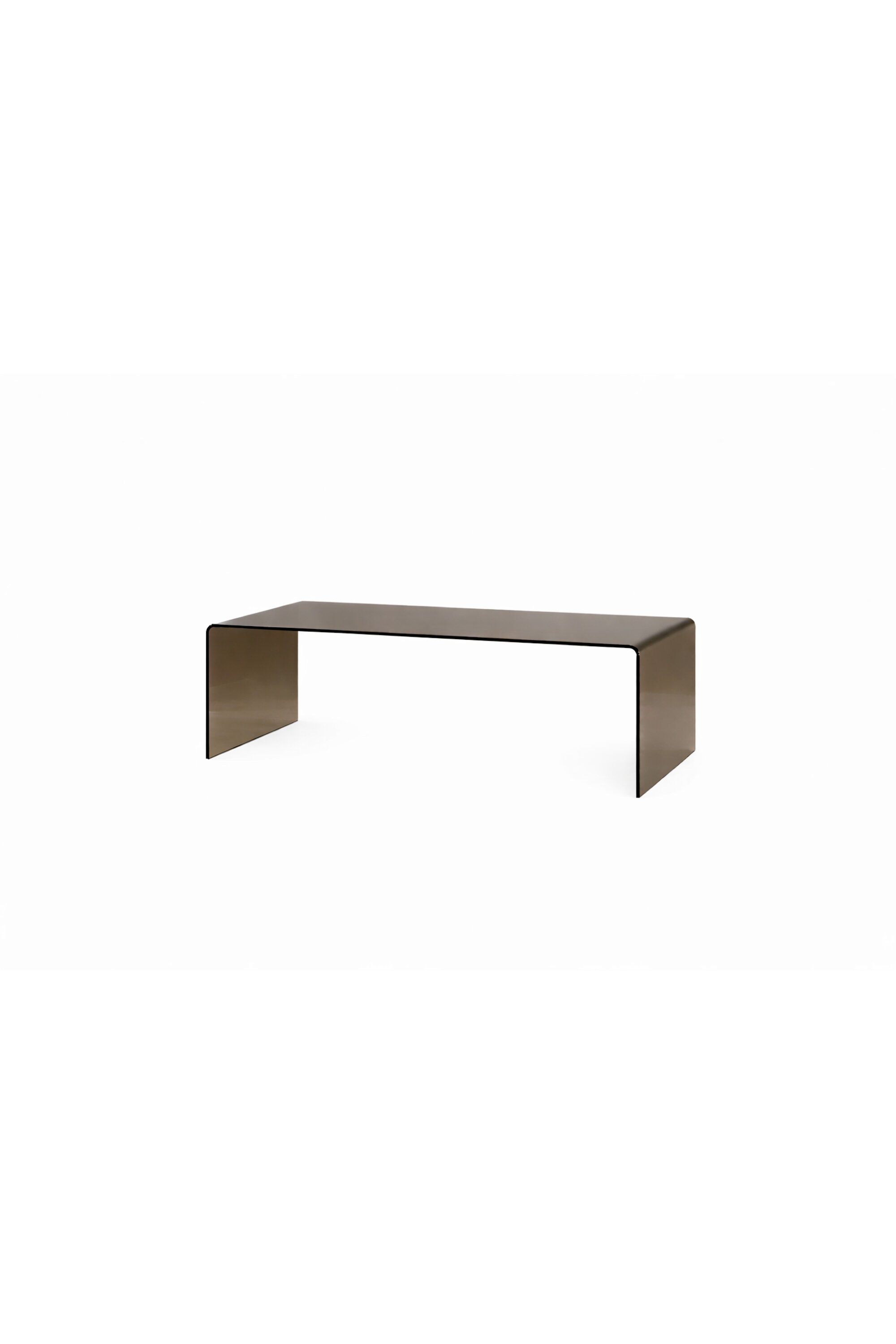 VENTURE HOME Telemark soffbord 120x60x41 cm - Brunt glas