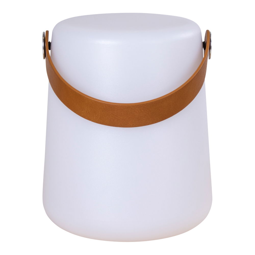 HOUSE NORDIC Bristol lampe, m. strop, genopladelig – hvid