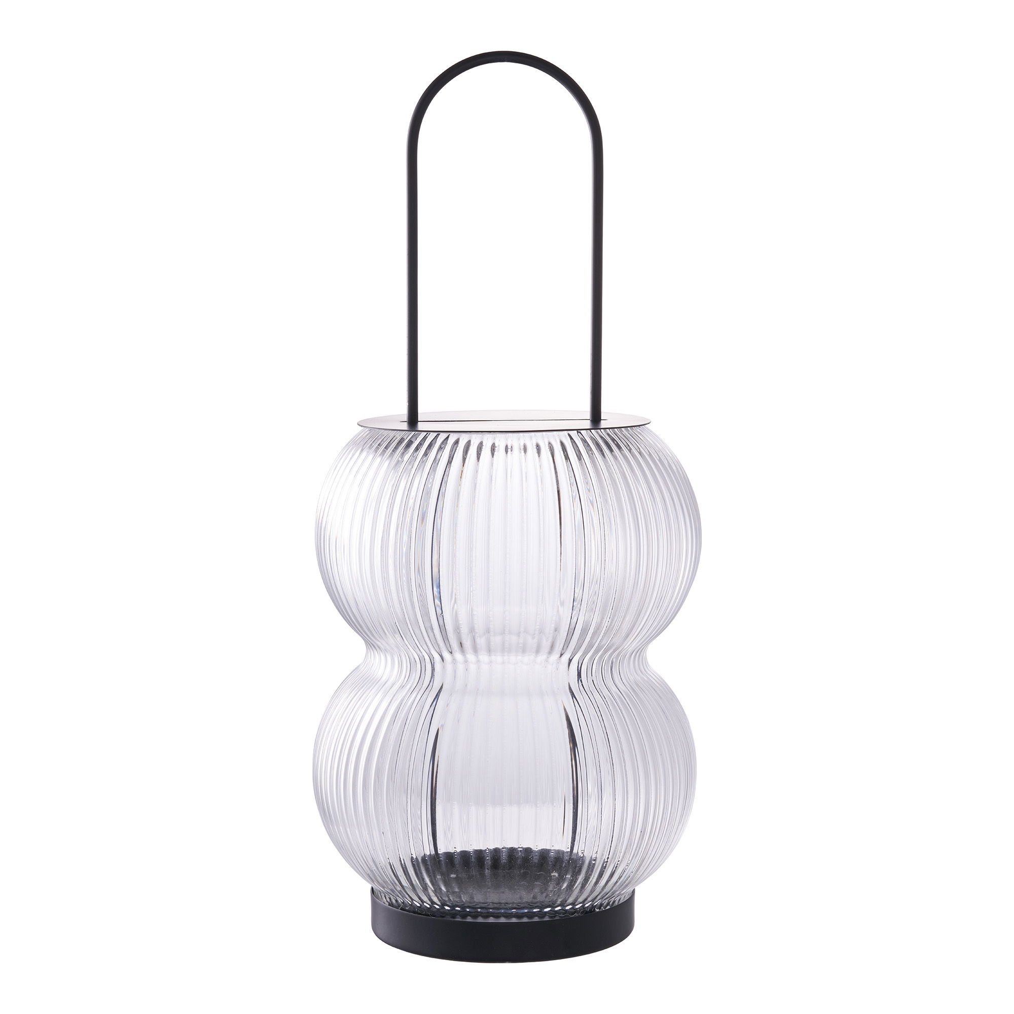 HOUSE NORDIC Lucena Lantern – Lanterne, metall/glass, svart