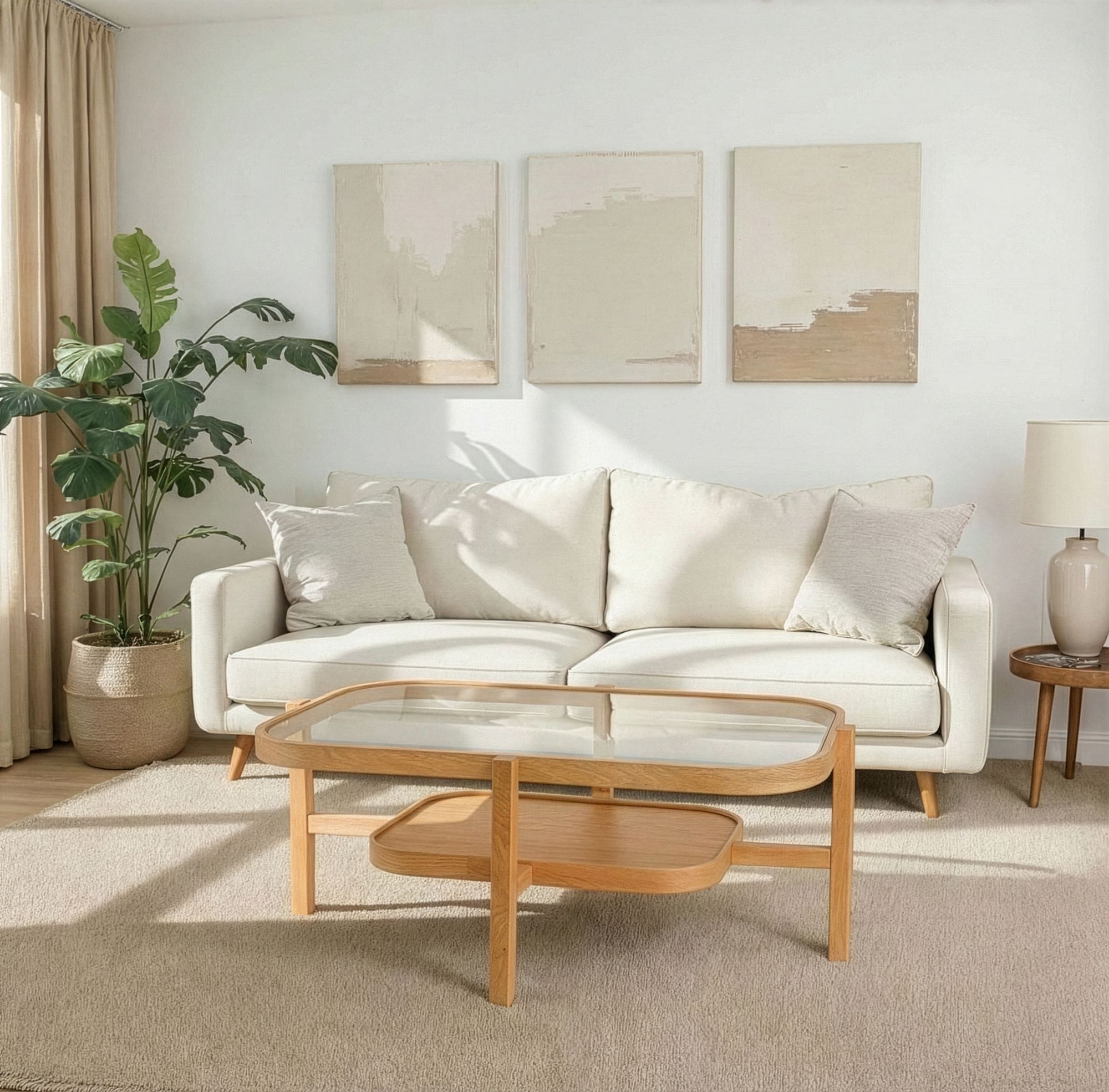 NORDVÄRK Godiva – Sofabord i egetræ