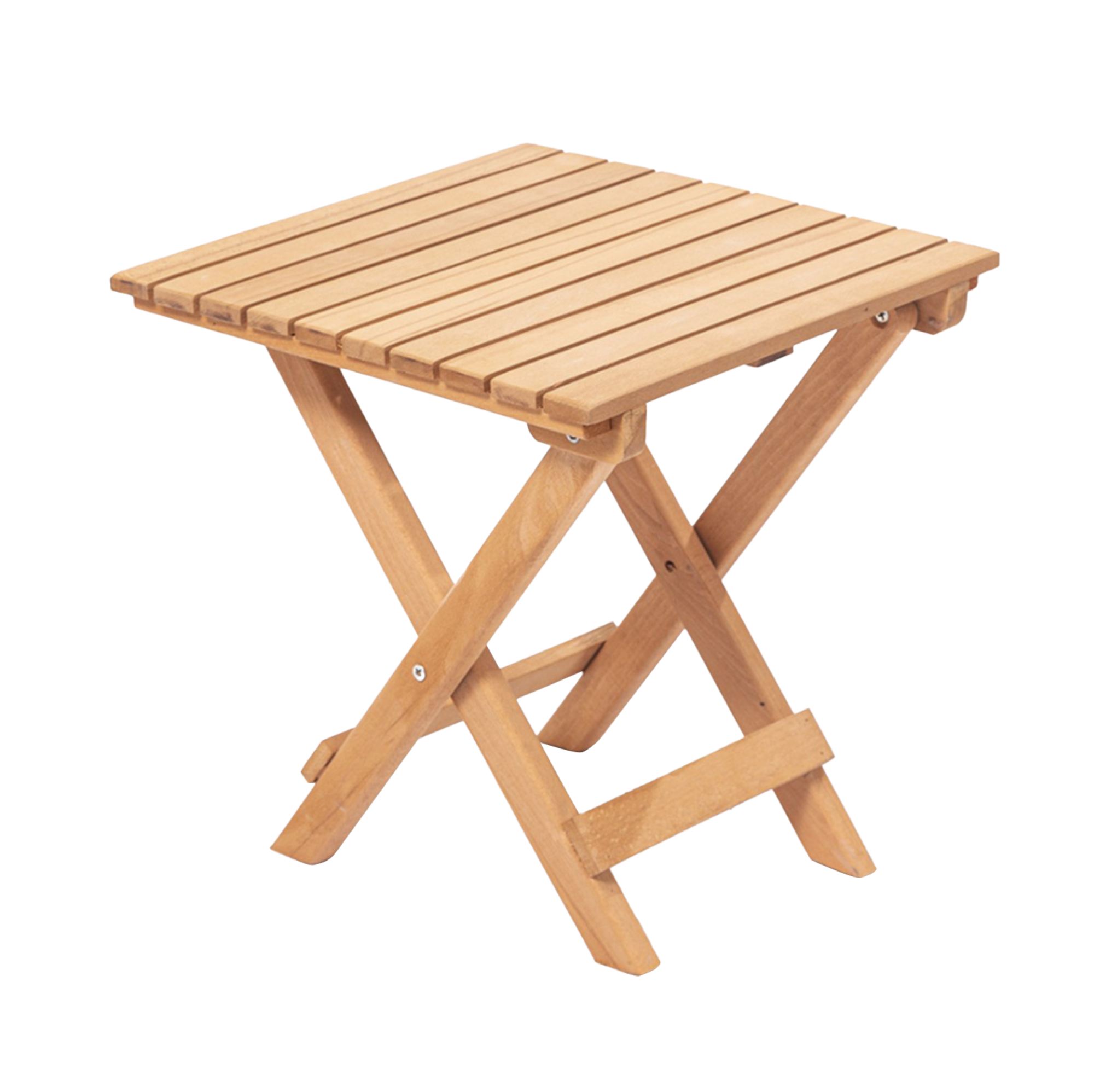 NORDVÉRK My019 hagebord, firkantet – naturlig bøk (40×40)
