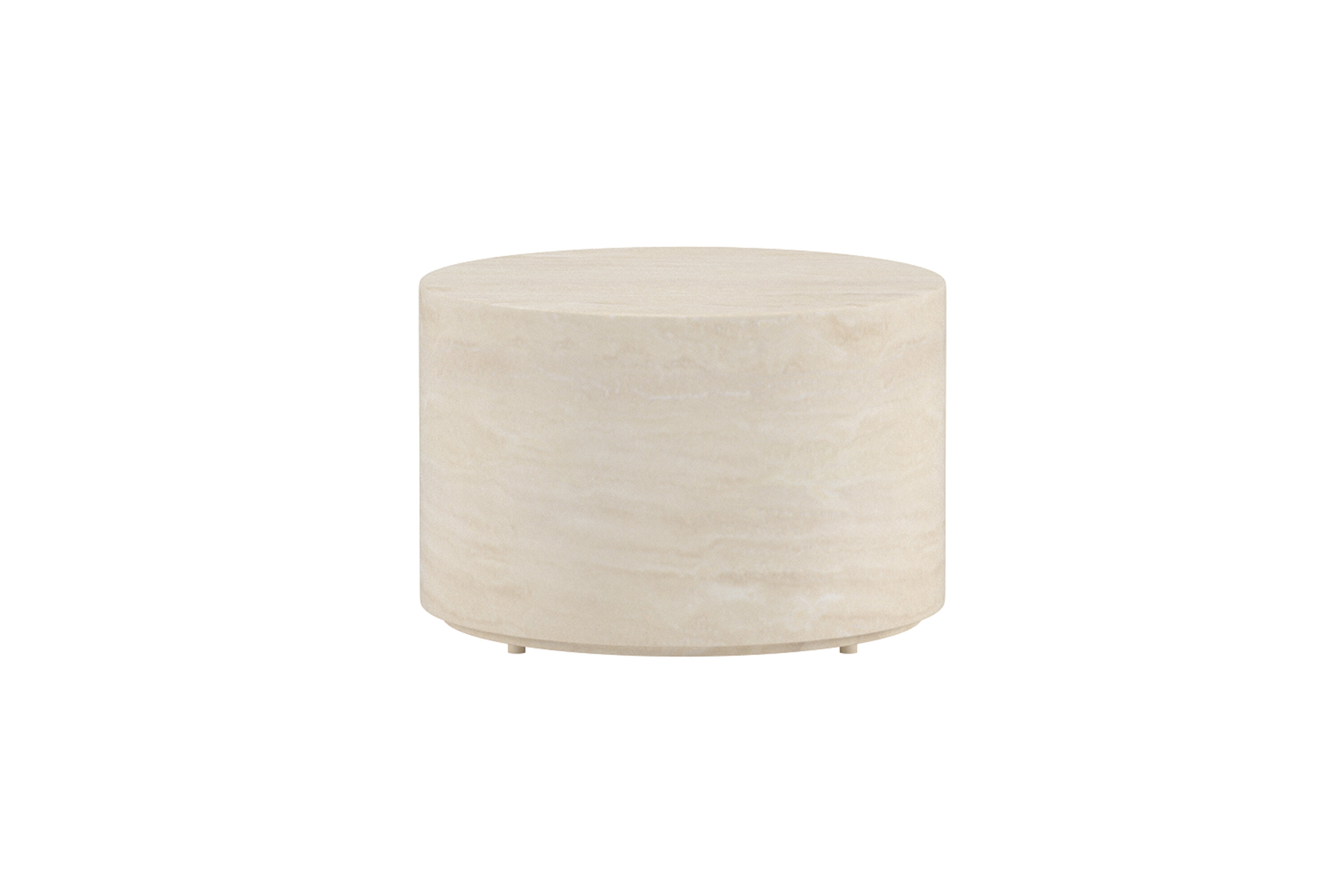 VENTURE HOME Lissabon sidobord &Oslash60 - Beige