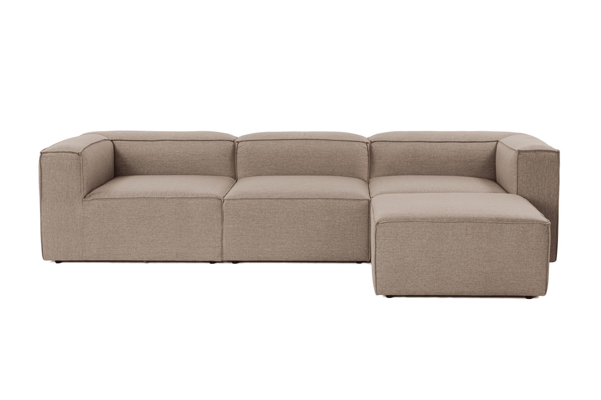 NORDVÉRK Fora – Brun hjørnesofa